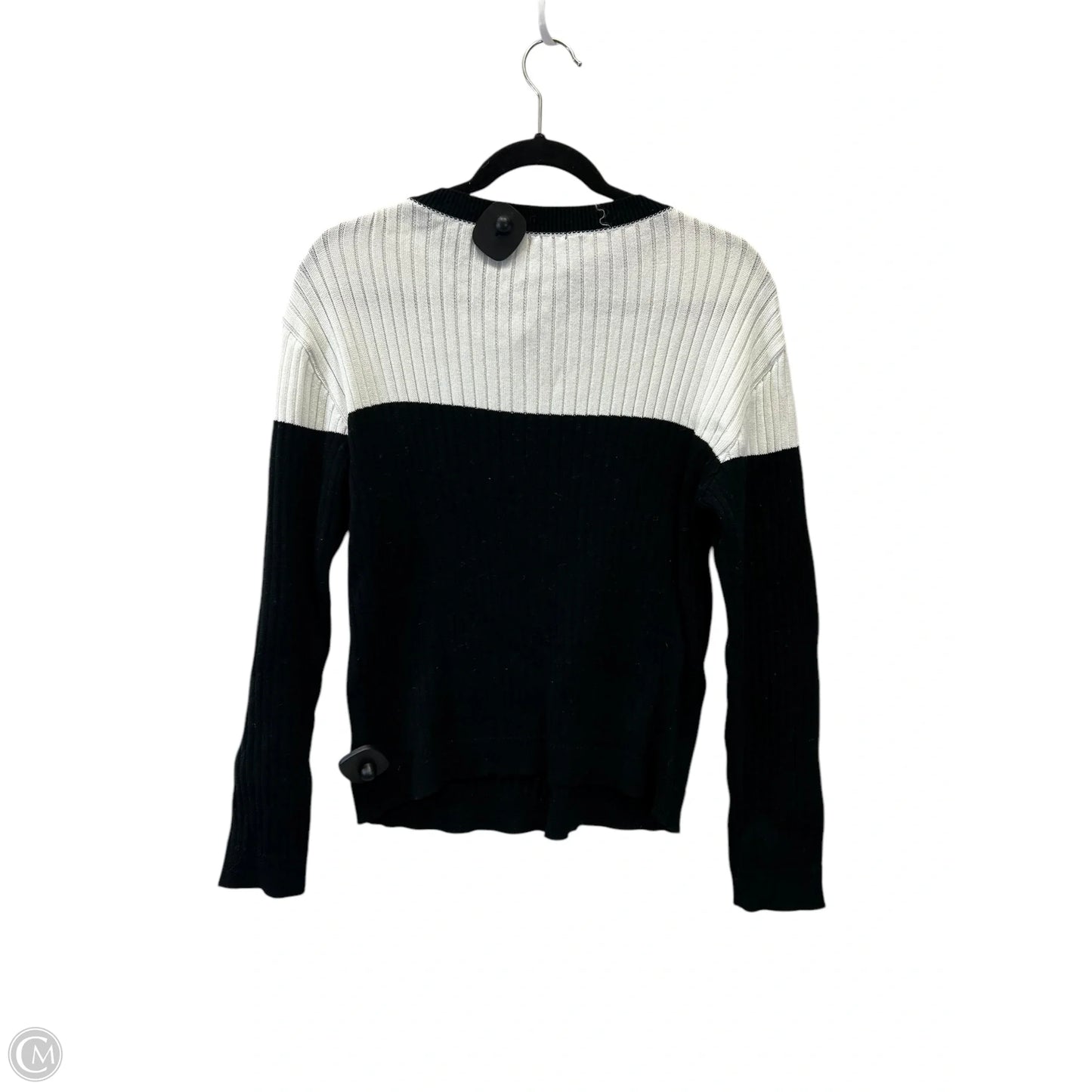 Sweater Luxury Designer By Dior In Black & White, Size: M