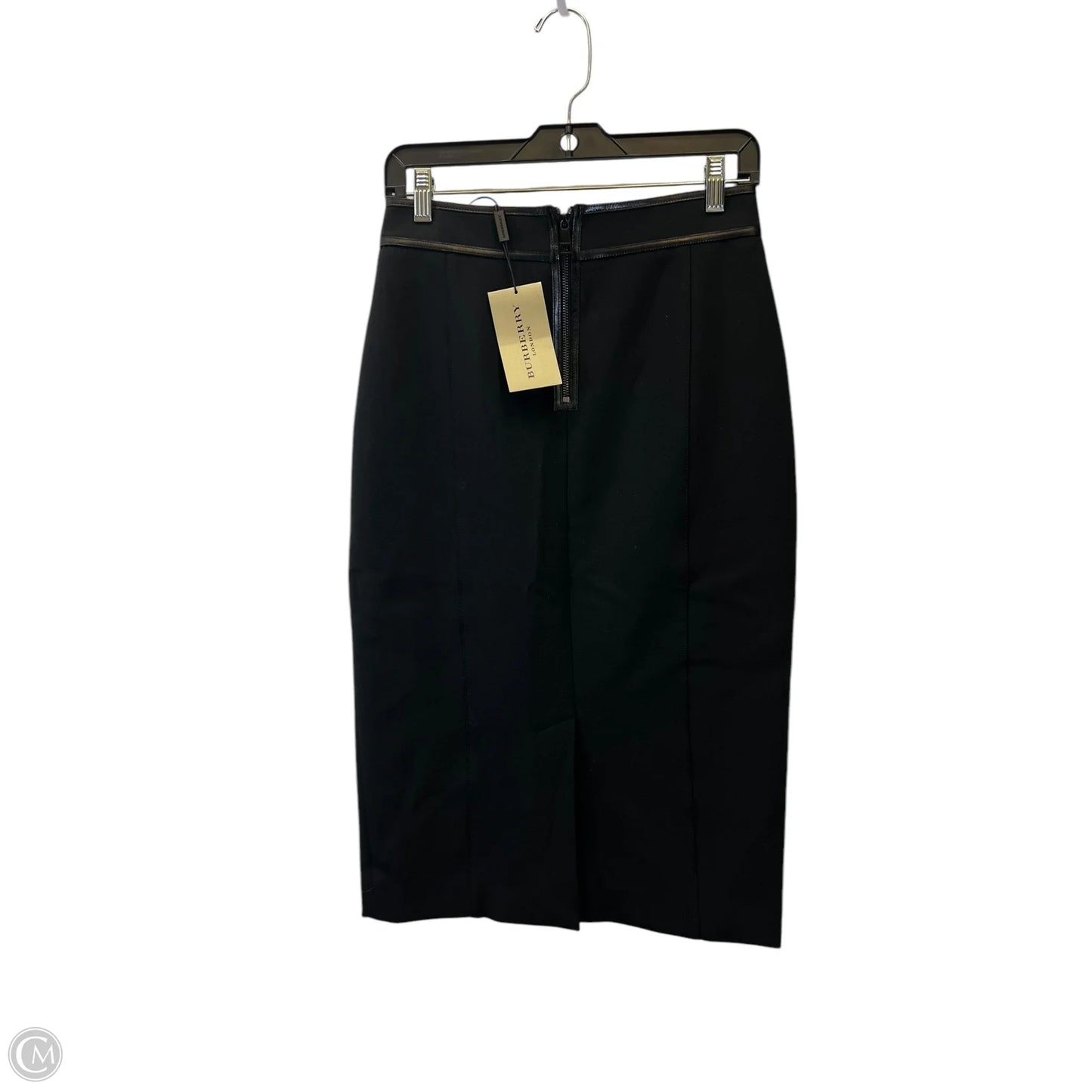 Skirt Luxury Designer By Burberry In Black, Size: 6