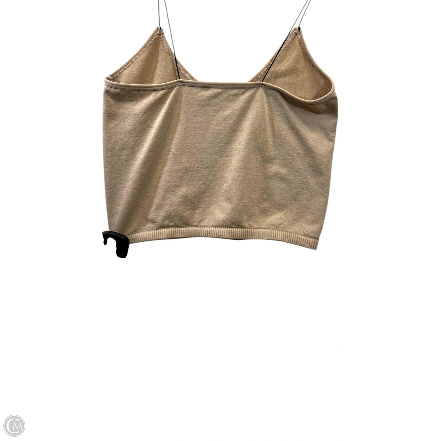 Top Sleeveless Basic By Ododos In Tan, Size: Xs