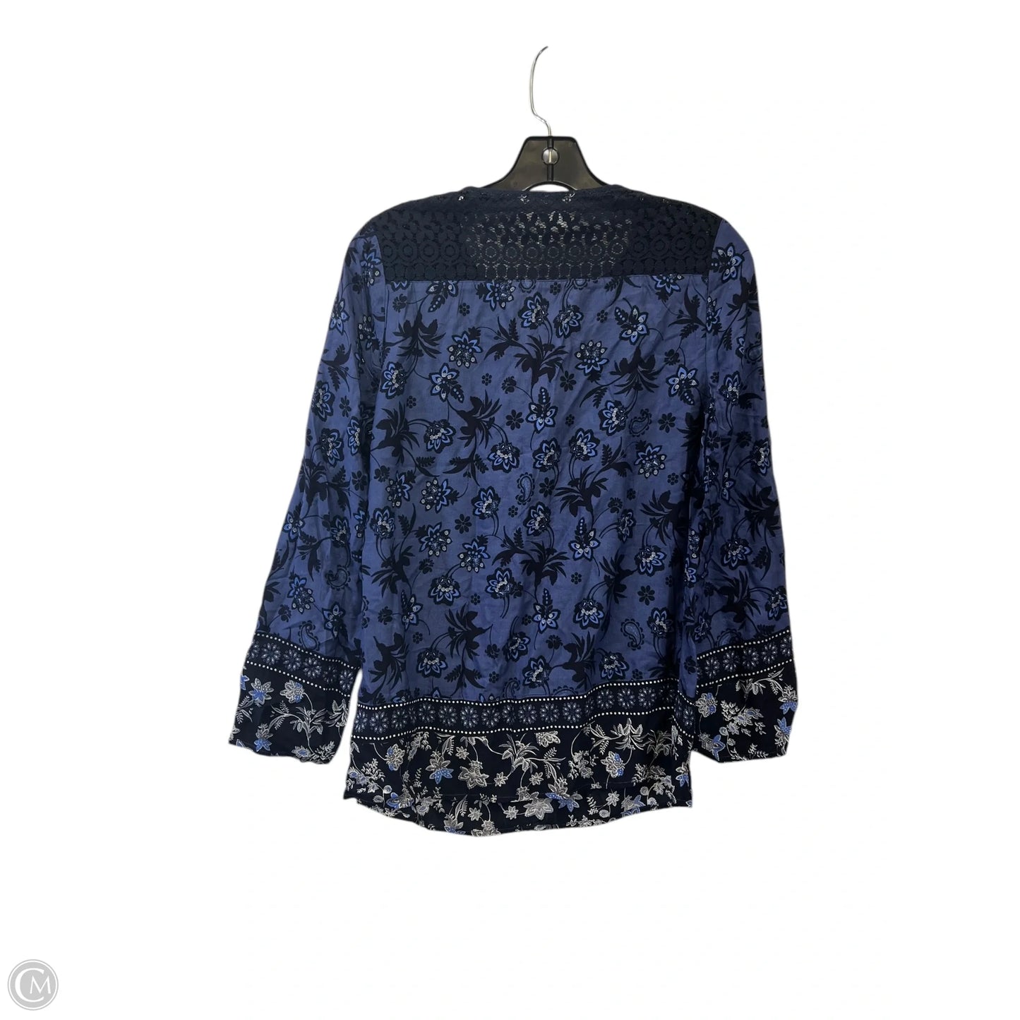 Top Long Sleeve By Beachlunchlounge In Floral Print, Size: Xs