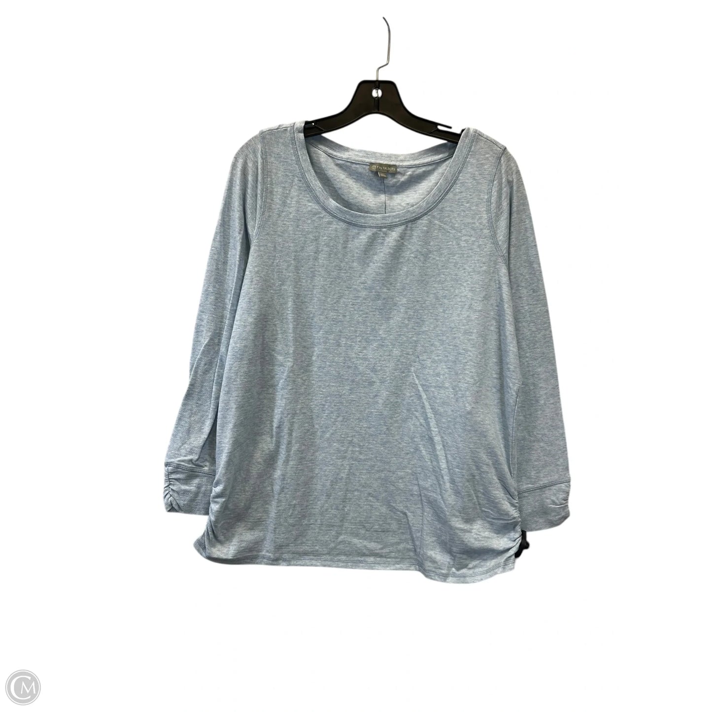 Top Long Sleeve Basic By Talbots In Blue, Size: 1x