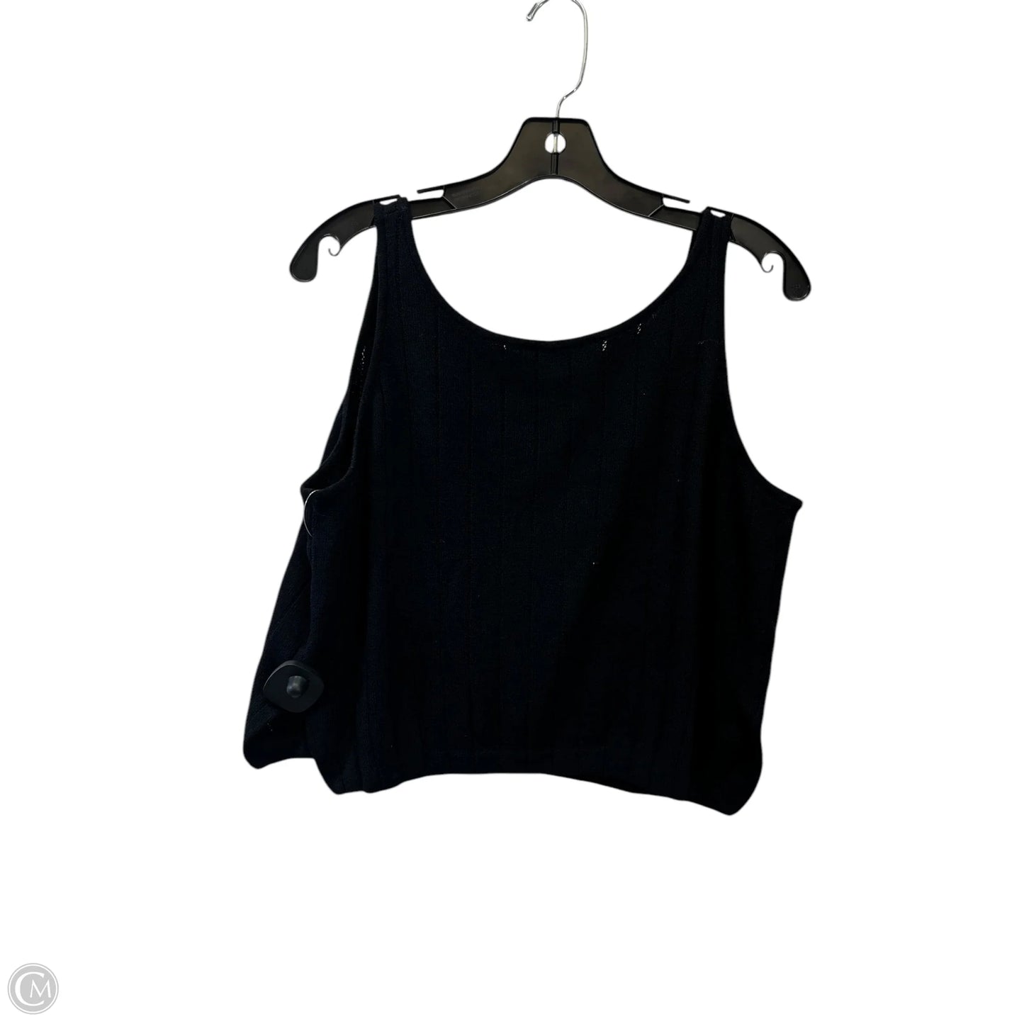 Top Sleeveless Designer By St John Collection In Black, Size: M