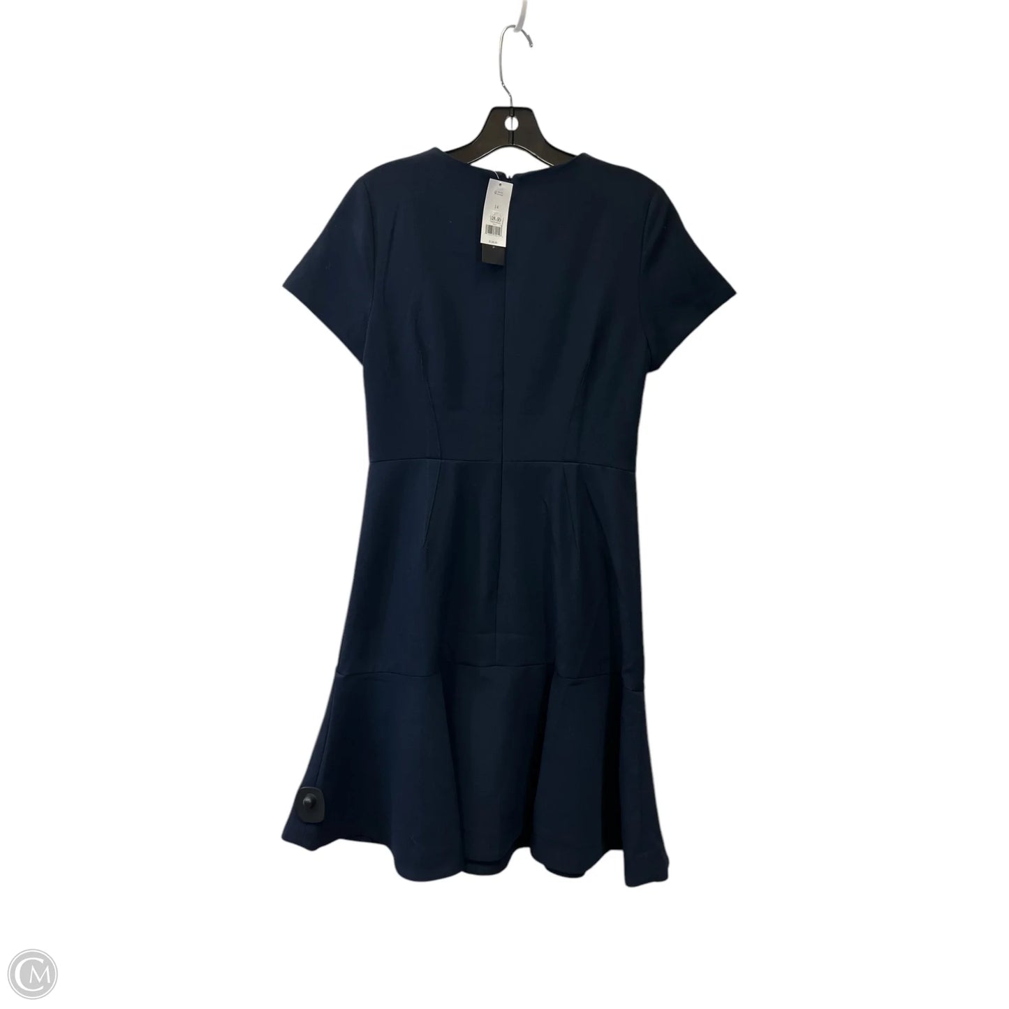 Dress Casual Midi By Banana Republic In Navy, Size: Xl