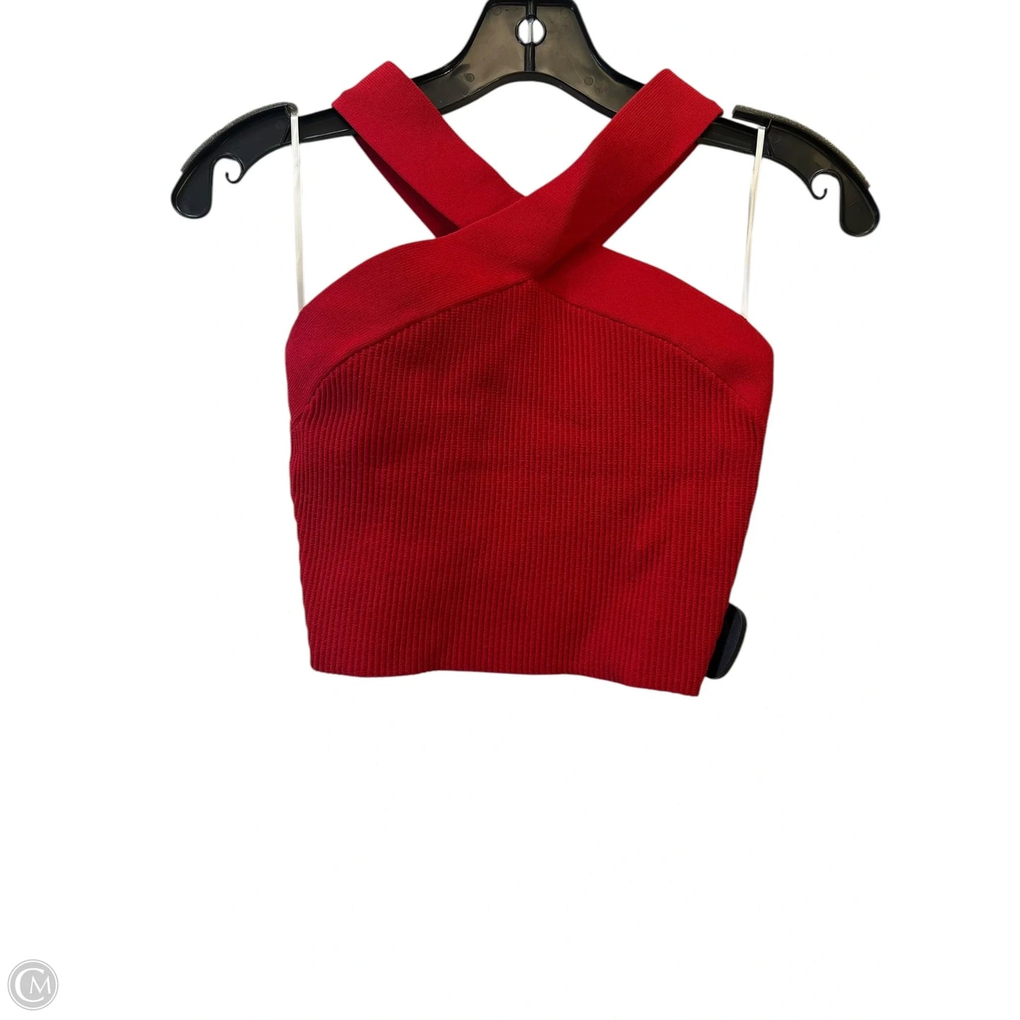 Top Sleeveless Designer By Babaton In Red, Size: S