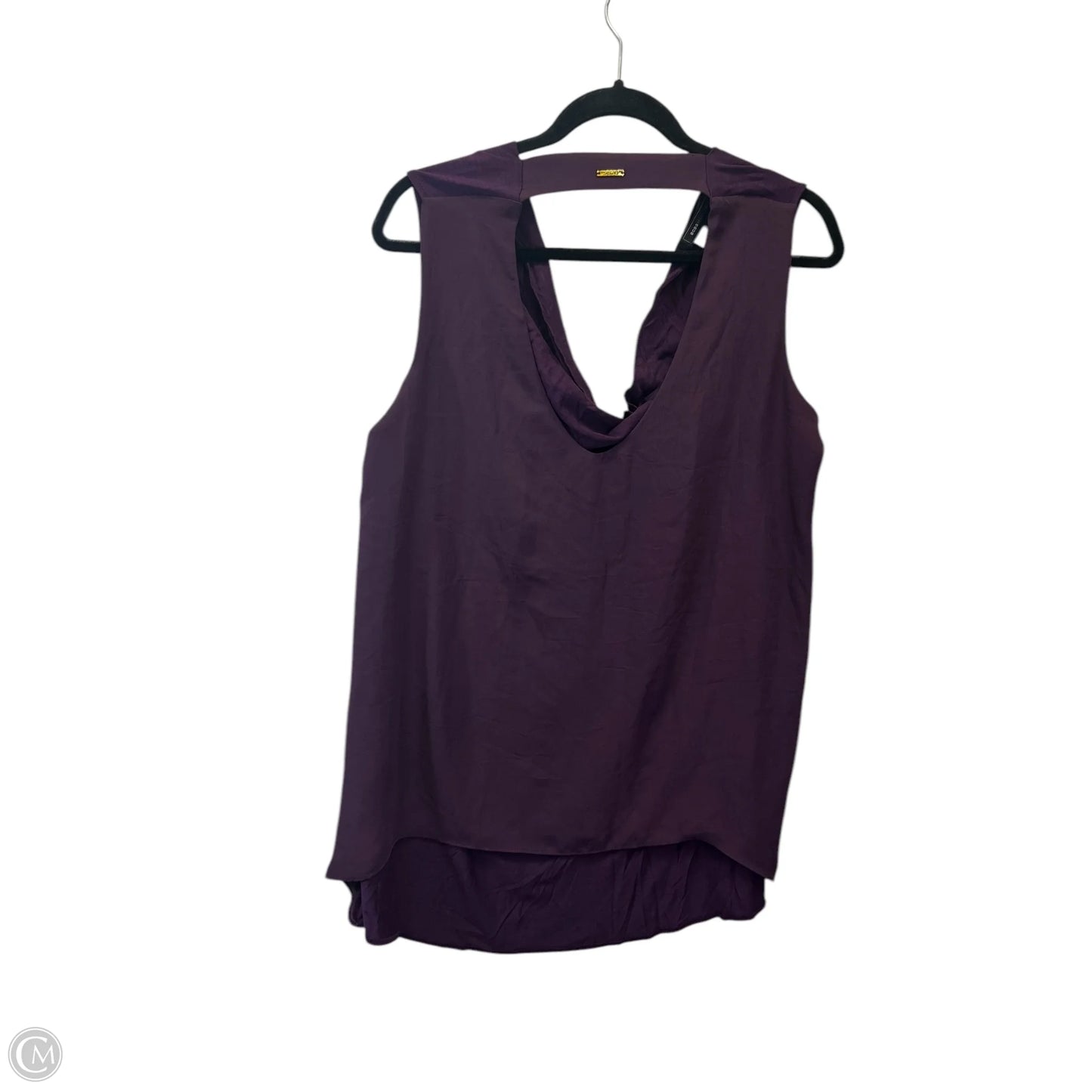 Top Sleeveless Designer By Bcbgmaxazria In Purple, Size: M