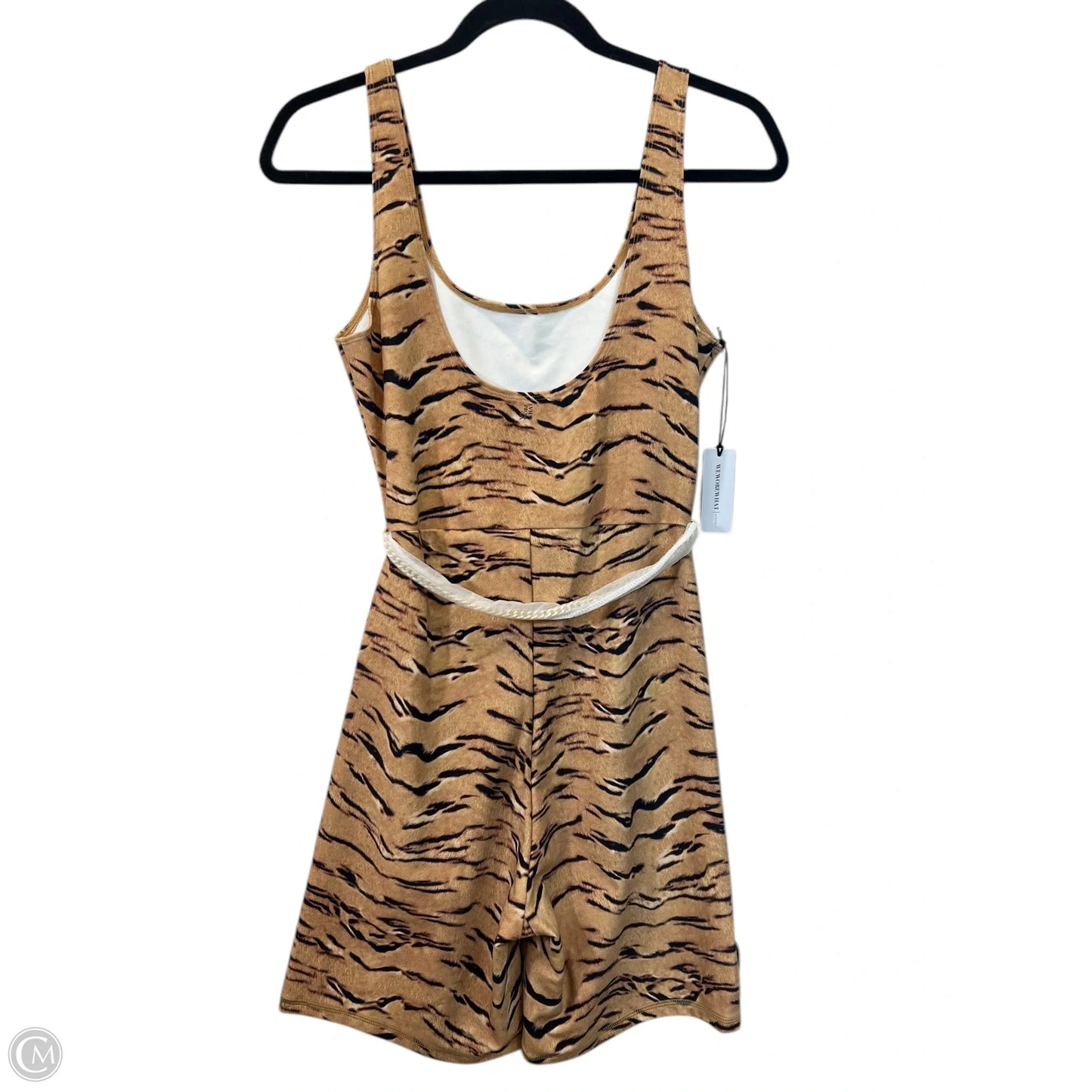 Romper Designer By We Wore What In Animal Print, Size: L