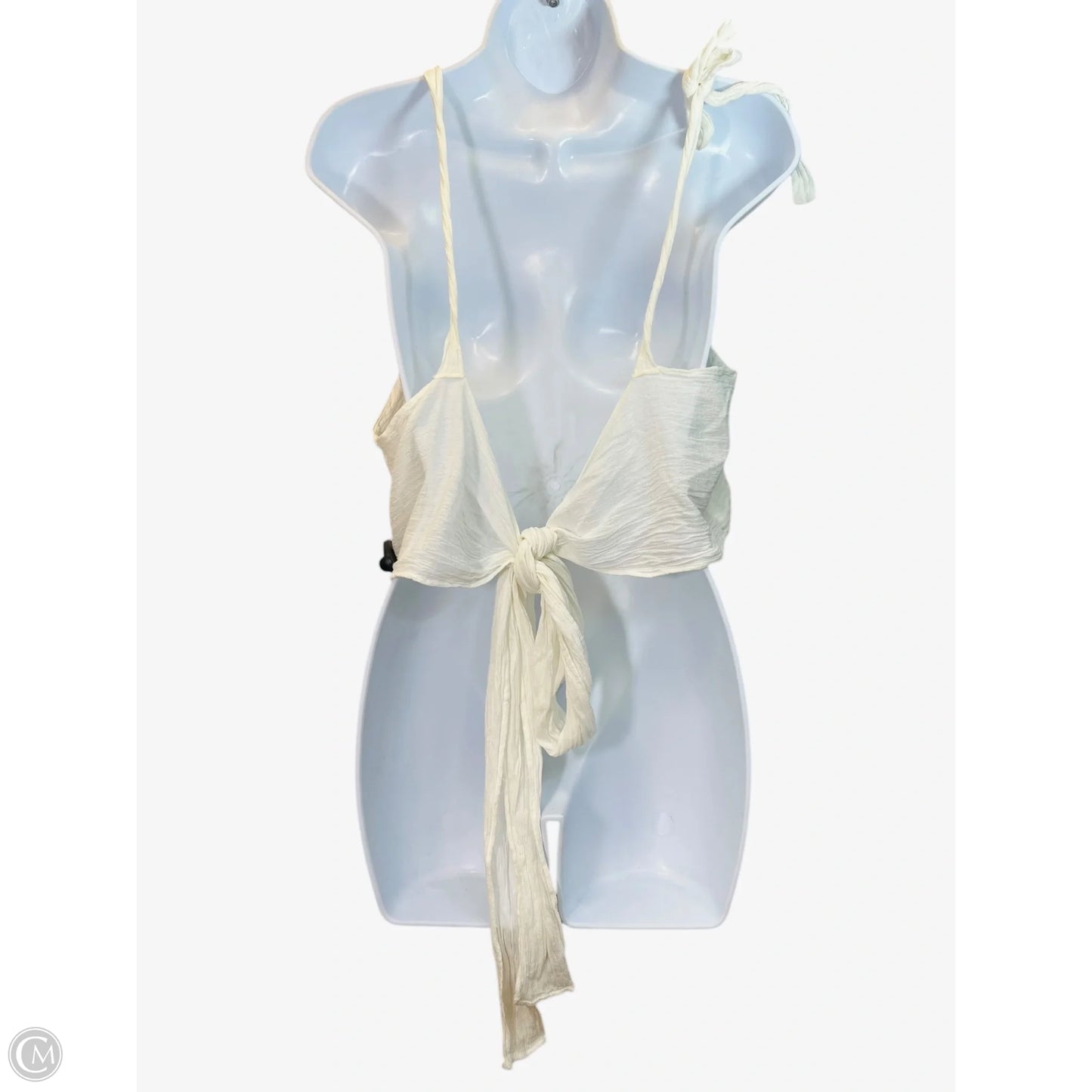 Top Sleeveless Designer By Savannah Morrow The Label In White, Size: M