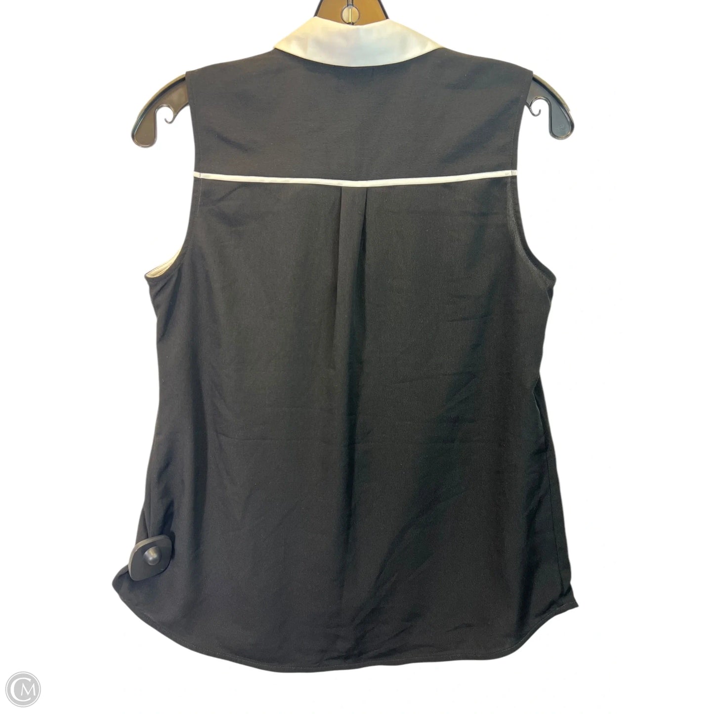 Top Sleeveless By White House Black Market In Black & White, Size: Xs
