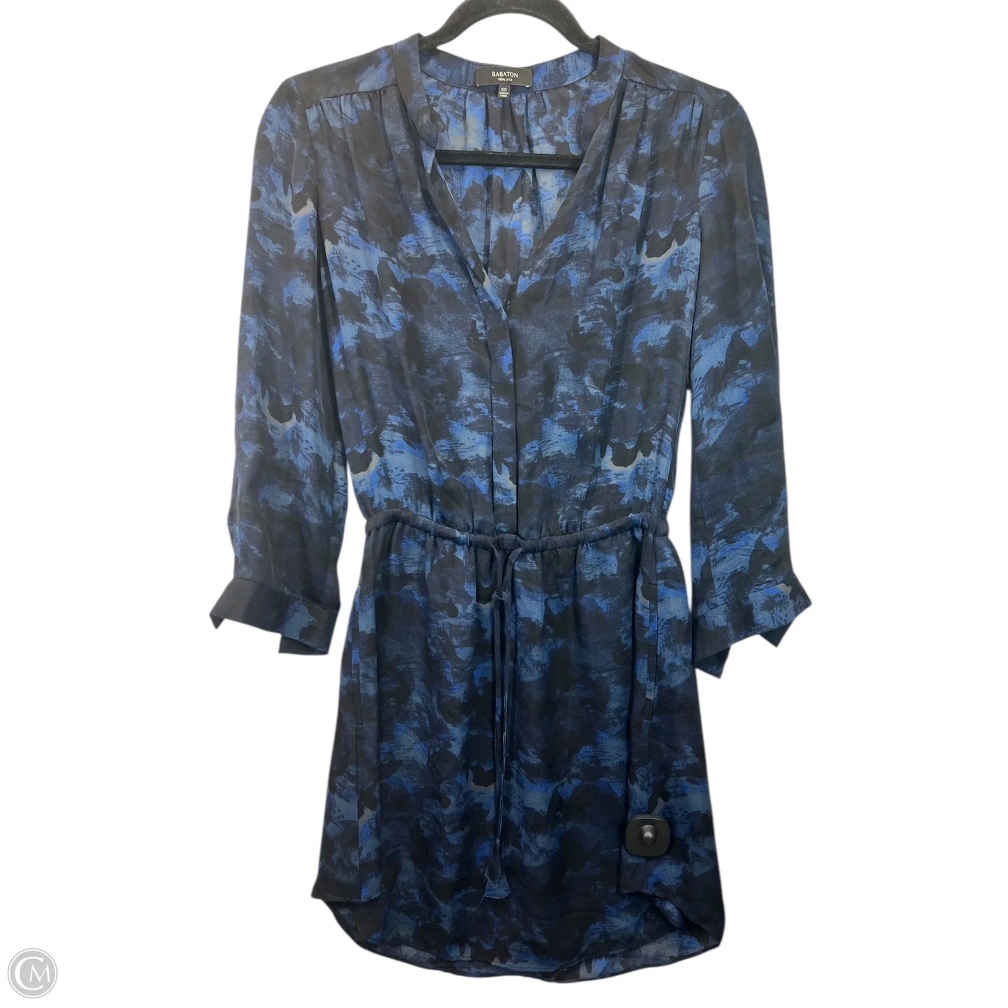 Dress Designer By Babaton In Black & Blue, Size: Xxs