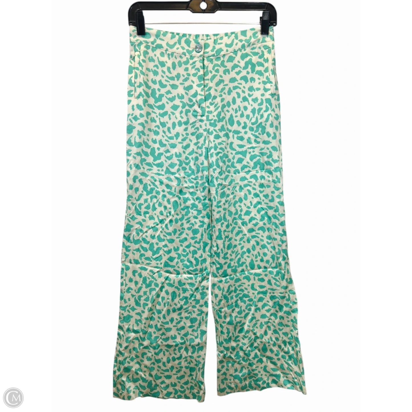 Pants Other By Finding Foxtale In Cream & Green, Size: 12