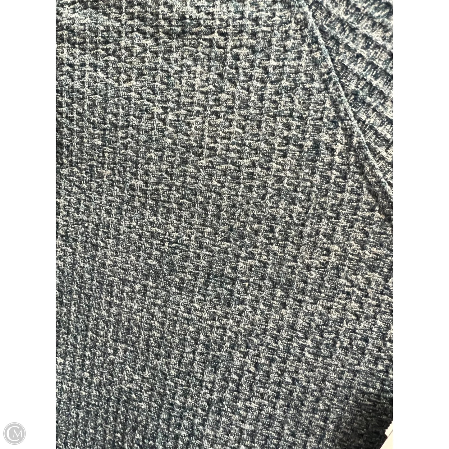 Athletic Top Long Sleeve Collar By Lululemon In Blue, Size: 8