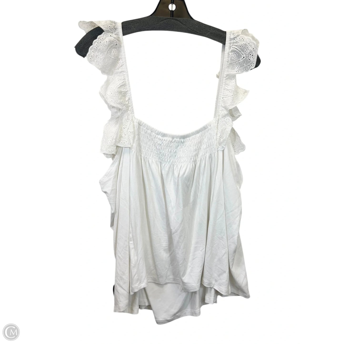 Top Sleeveless By Forever 21 In White, Size: 3x