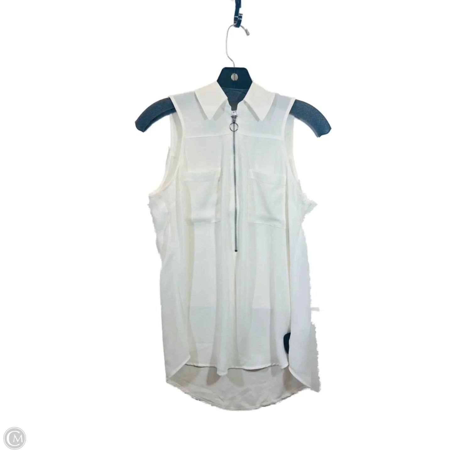 Top Sleeveless By Express In Cream, Size: S