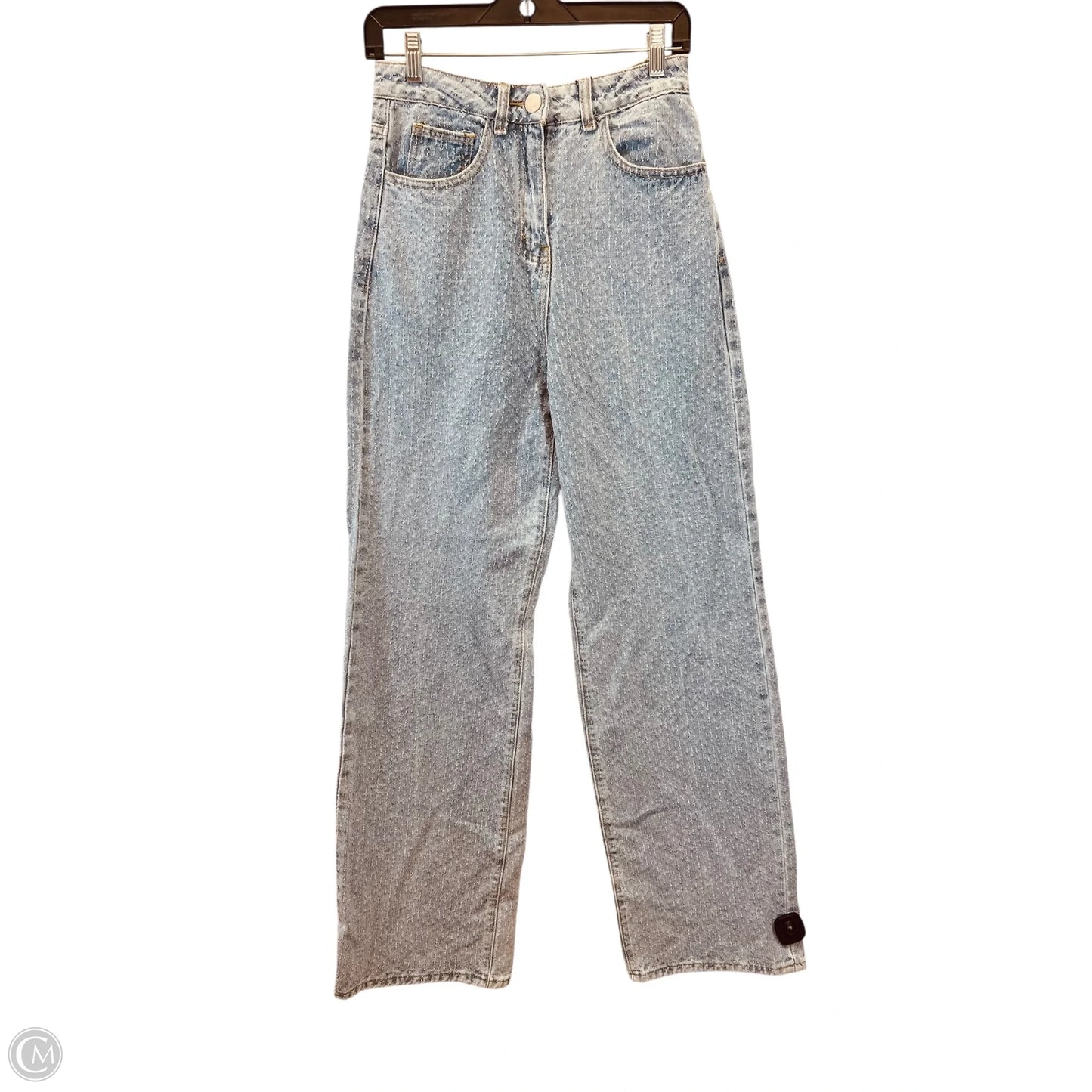 Jeans Wide Leg By Long Tall Sally In Blue Denim, Size: 4