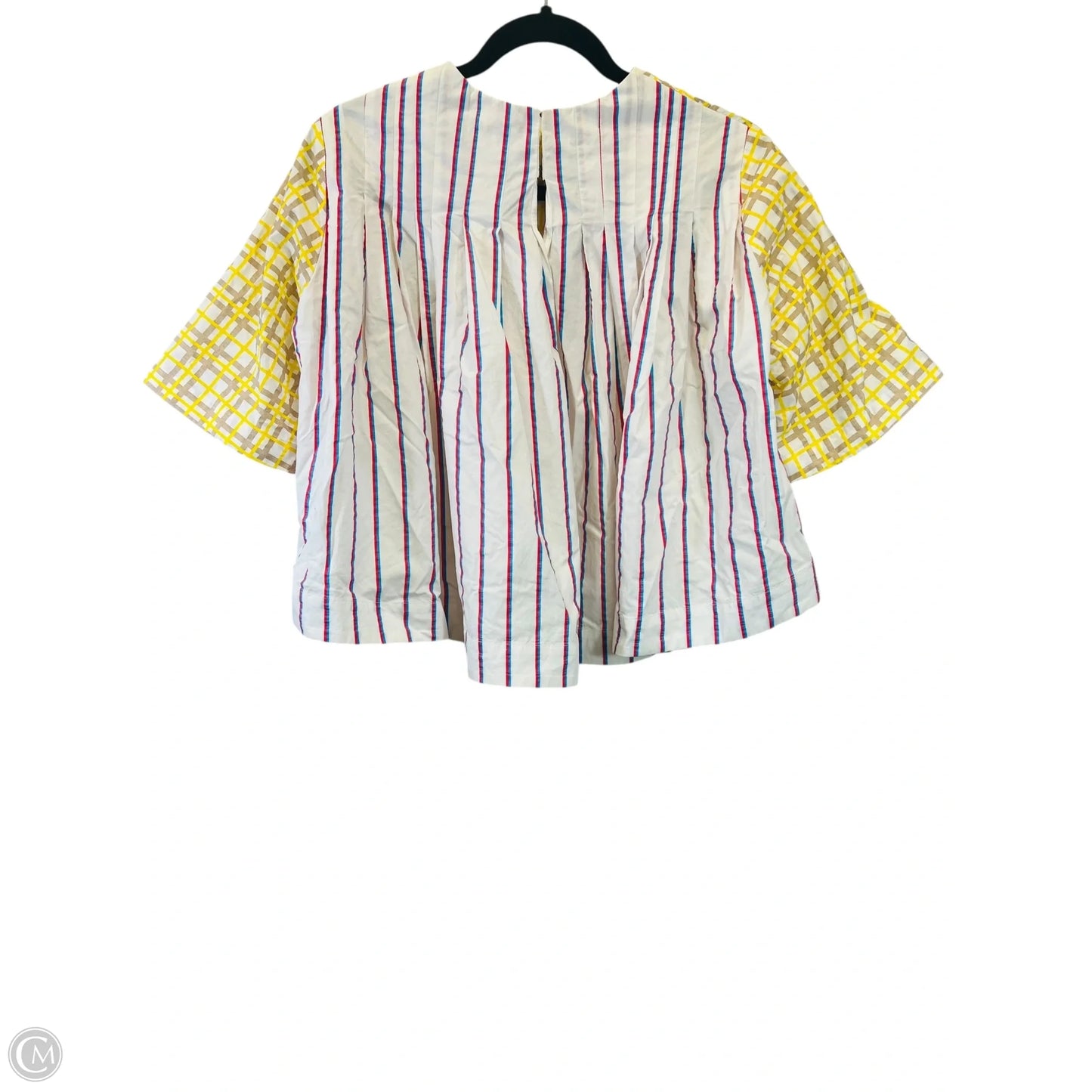 Top Short Sleeve Designer By Rosie Assoulin In Multi-colored, Size: Xs