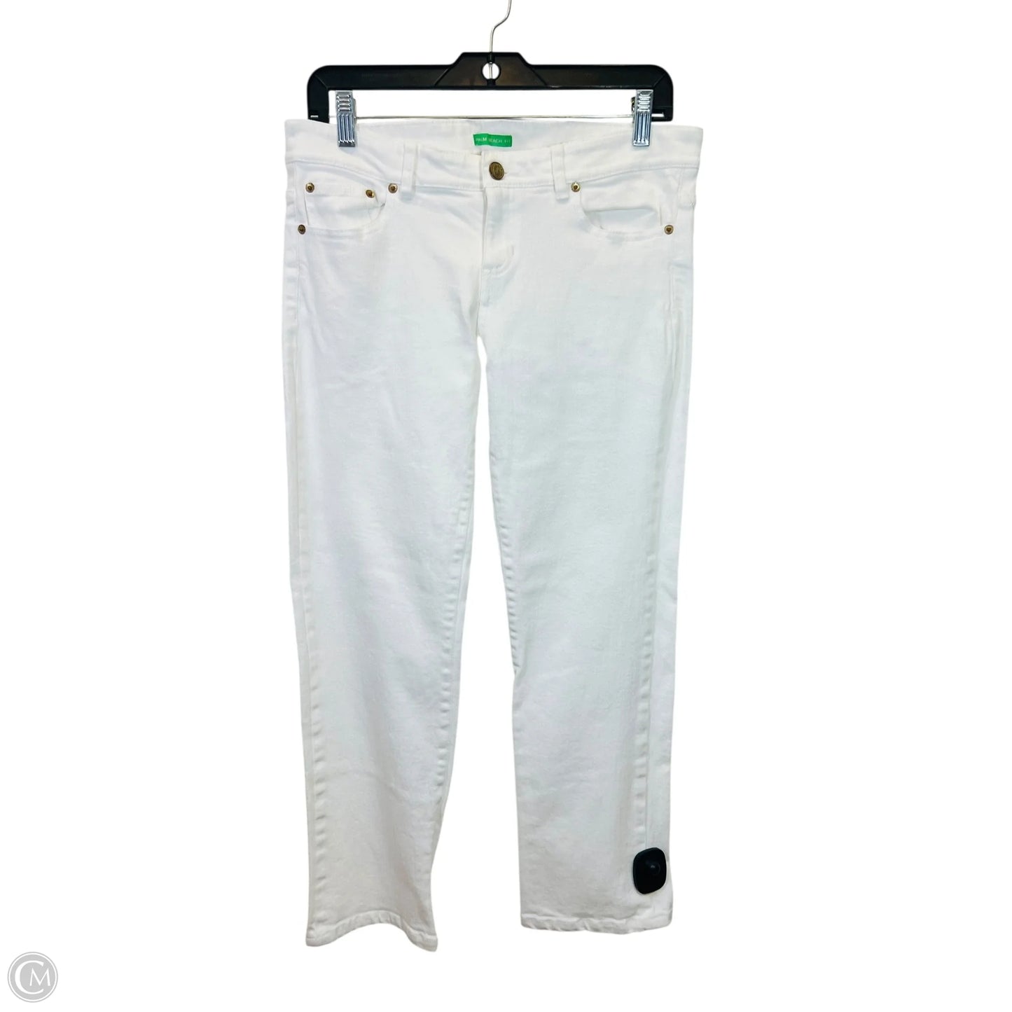Jeans Straight By Lilly Pulitzer In White, Size: 6