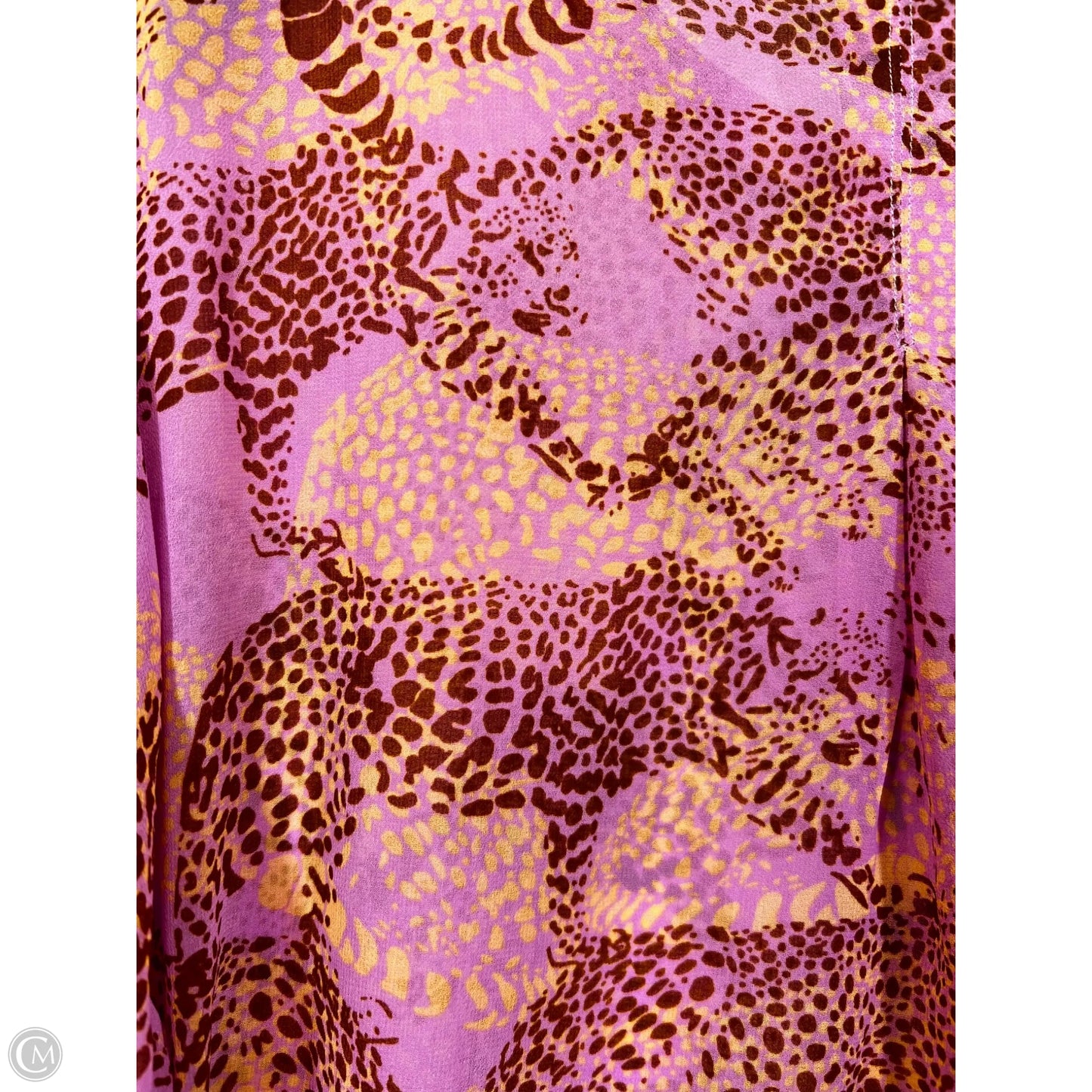 Top 3/4 Sleeve By Cabi In Pink, Size: L