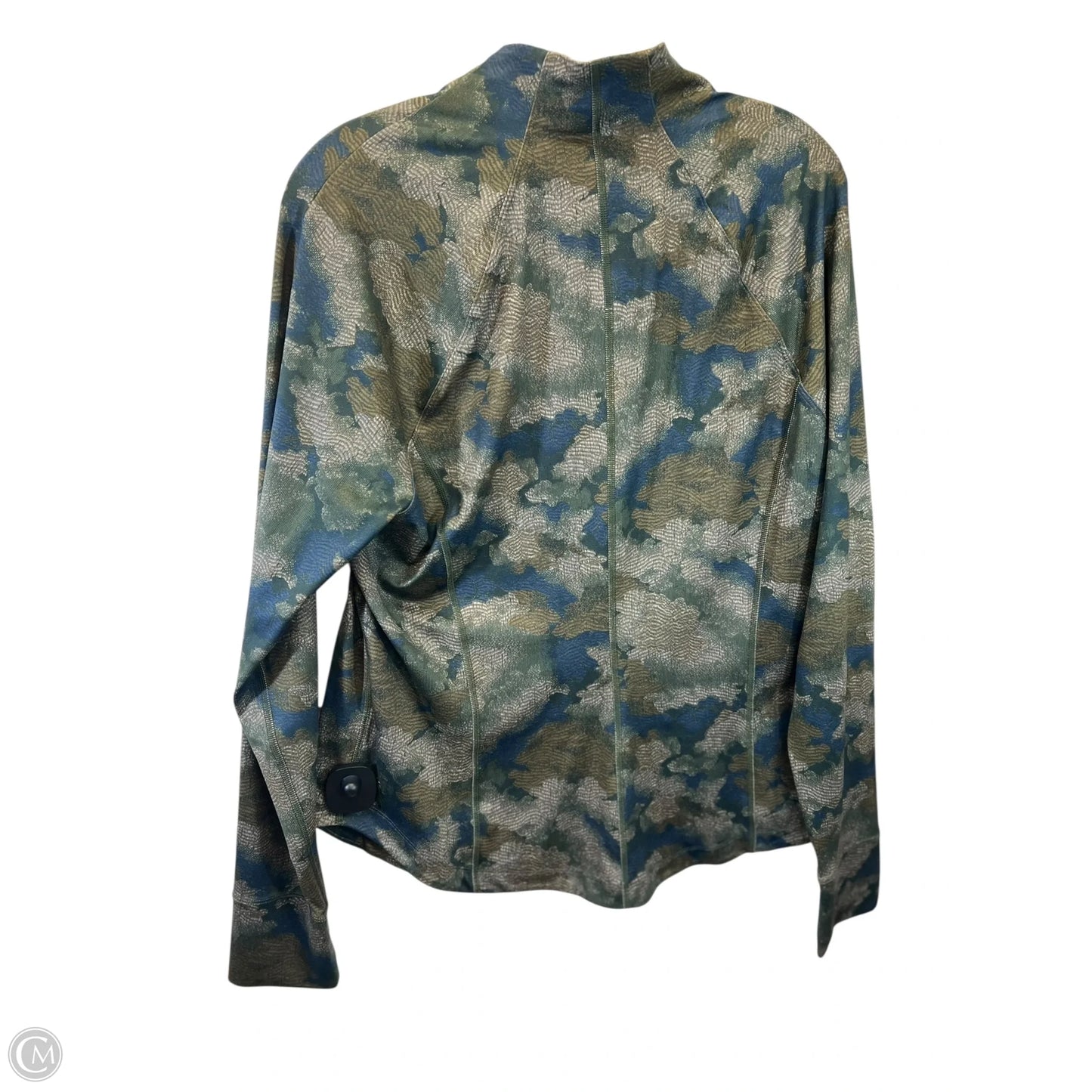 Athletic Jacket By Athleta In Camouflage Print, Size: Xl