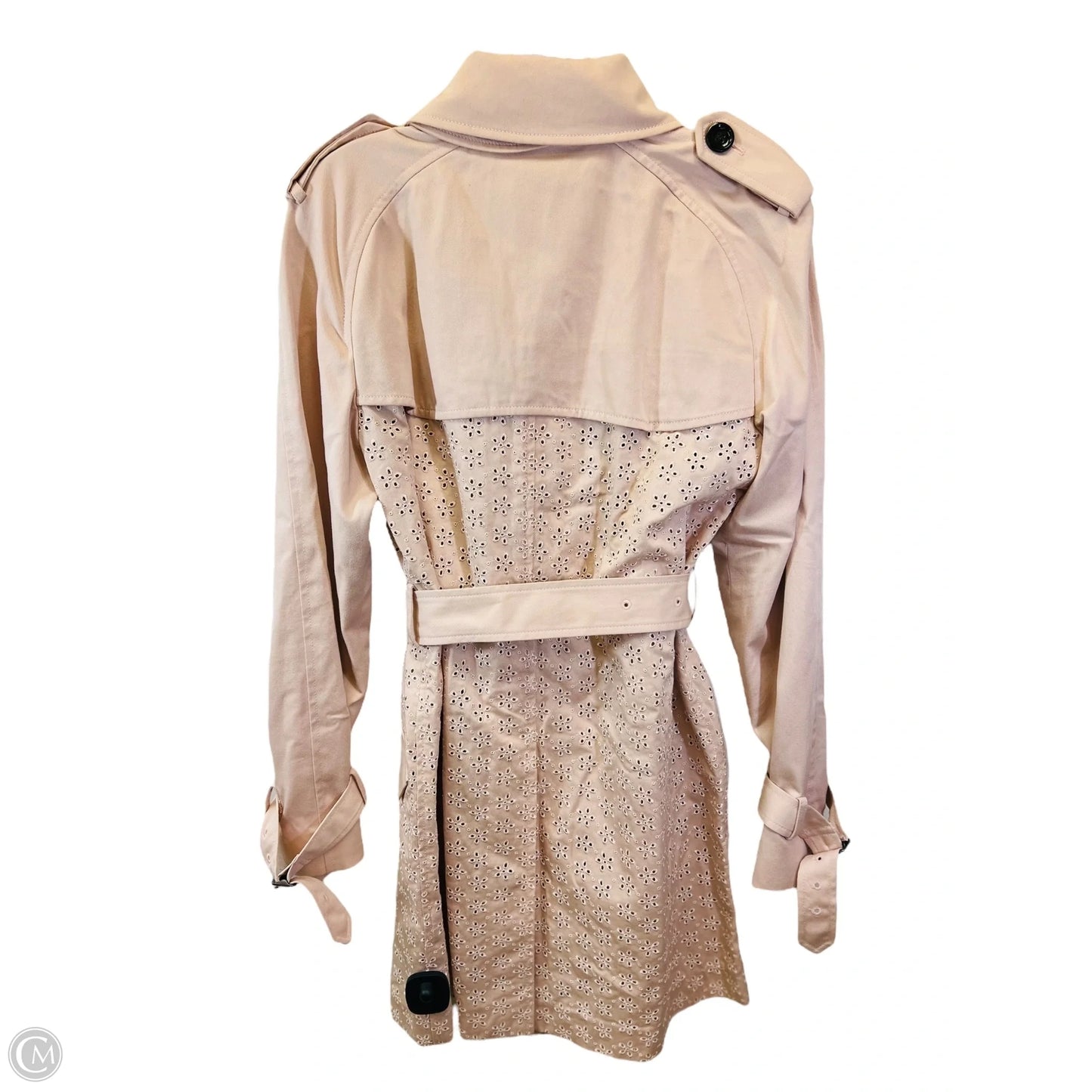 Jacket Designer By Coach In Pink, Size: M