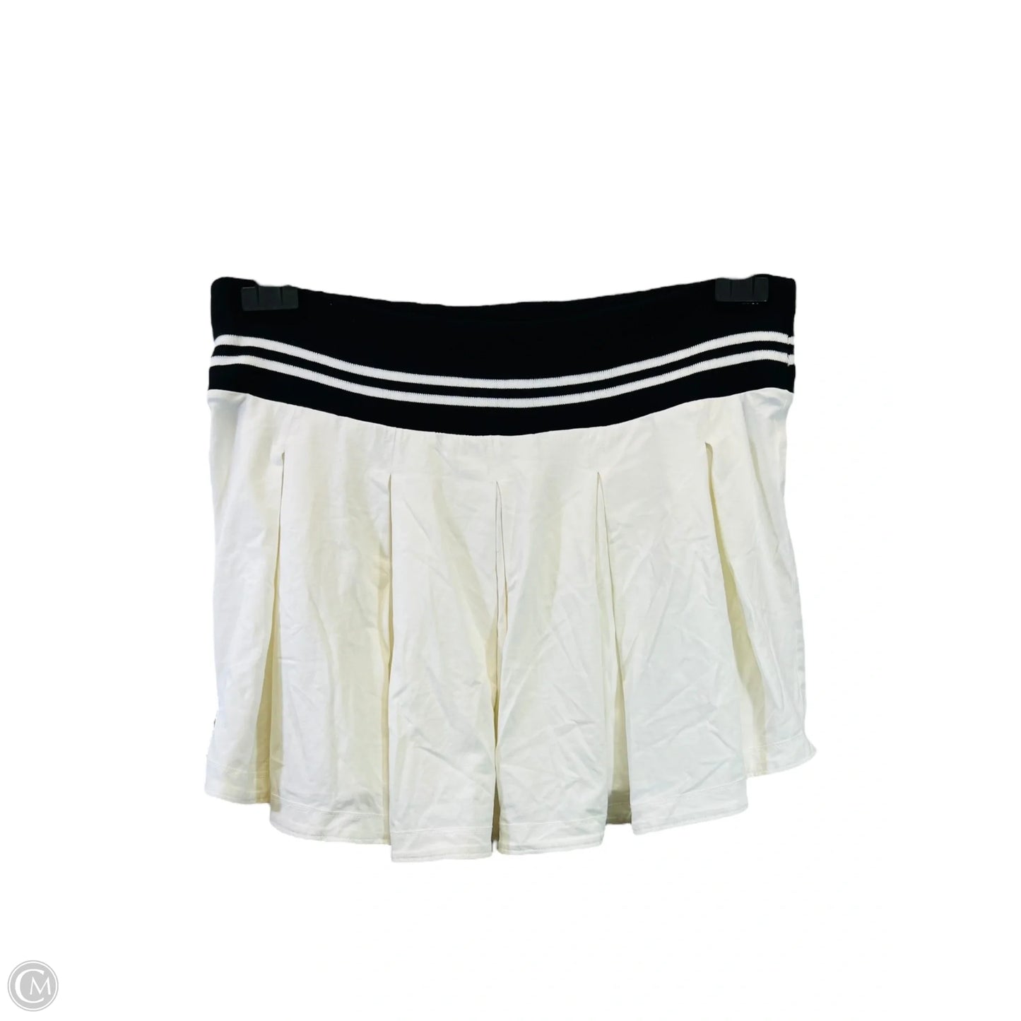 Skirt Mini & Short By Daily Practice By Anthropologie In Black & White, Size: L