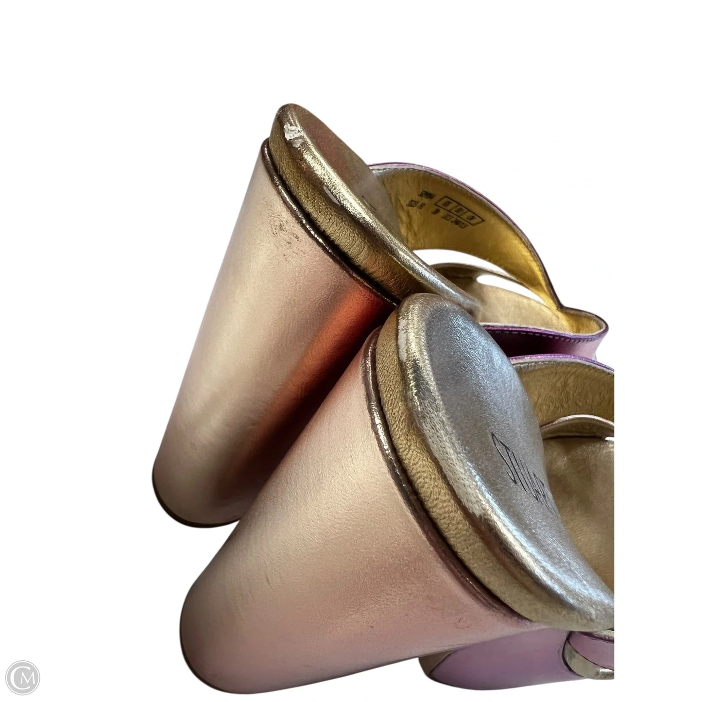 Sandals Heels Block By Stuart Weitzman In Multi-colored, Size: 7