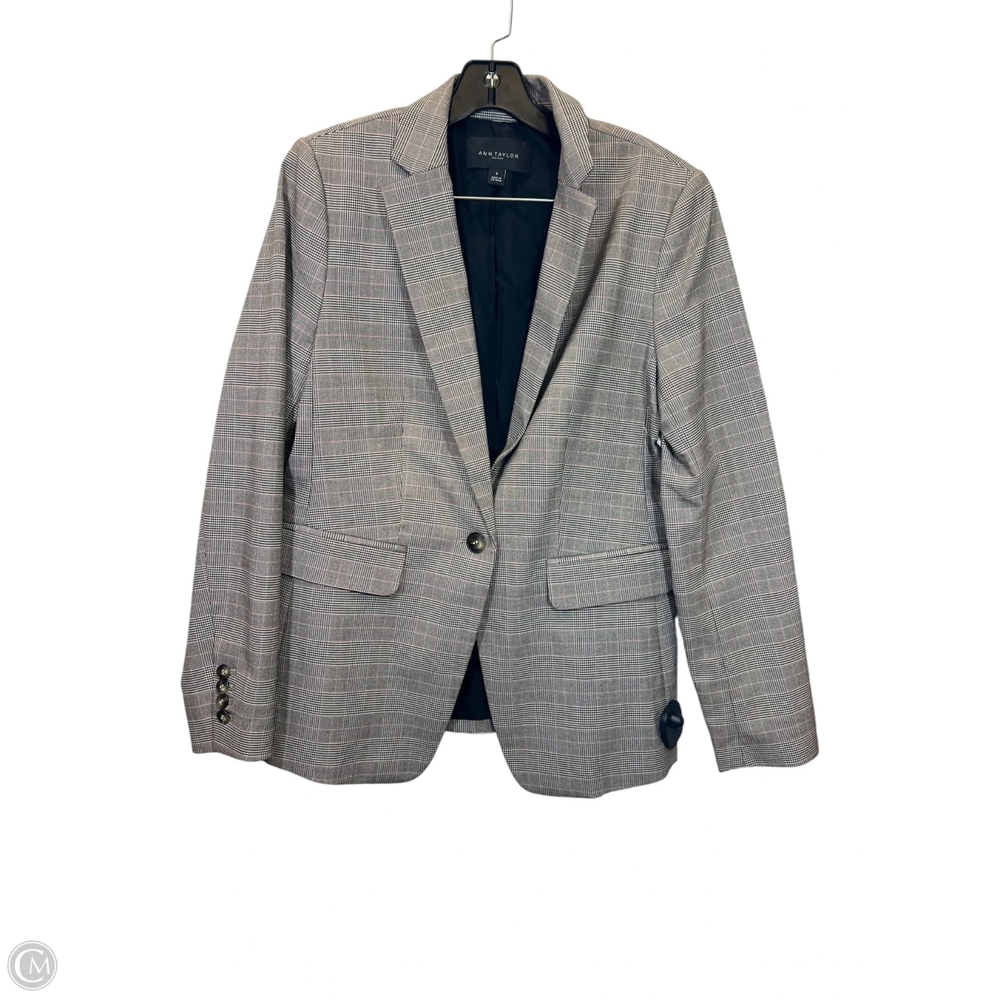 Pants Suit 2pc By Ann Taylor In Plaid Pattern, Size: 8