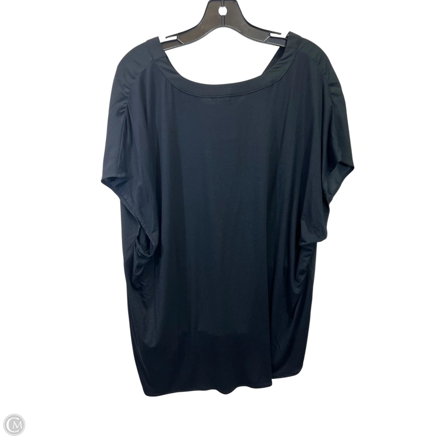 Top Short Sleeve By Banana Republic In Black, Size: Xxl