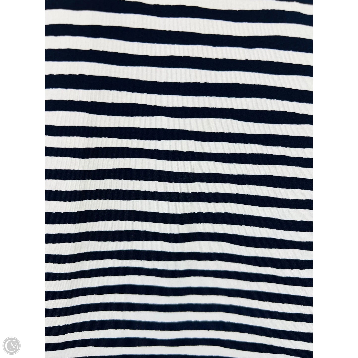 Athletic Top Long Sleeve Collar By Lilly Pulitzer In Striped Pattern, Size: S