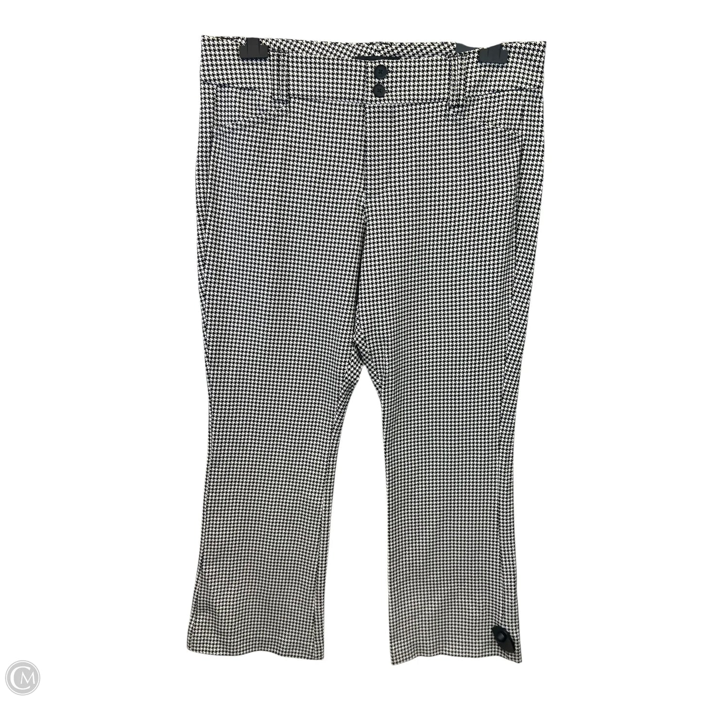 Pants Cropped By Torrid In Black & White, Size: 18