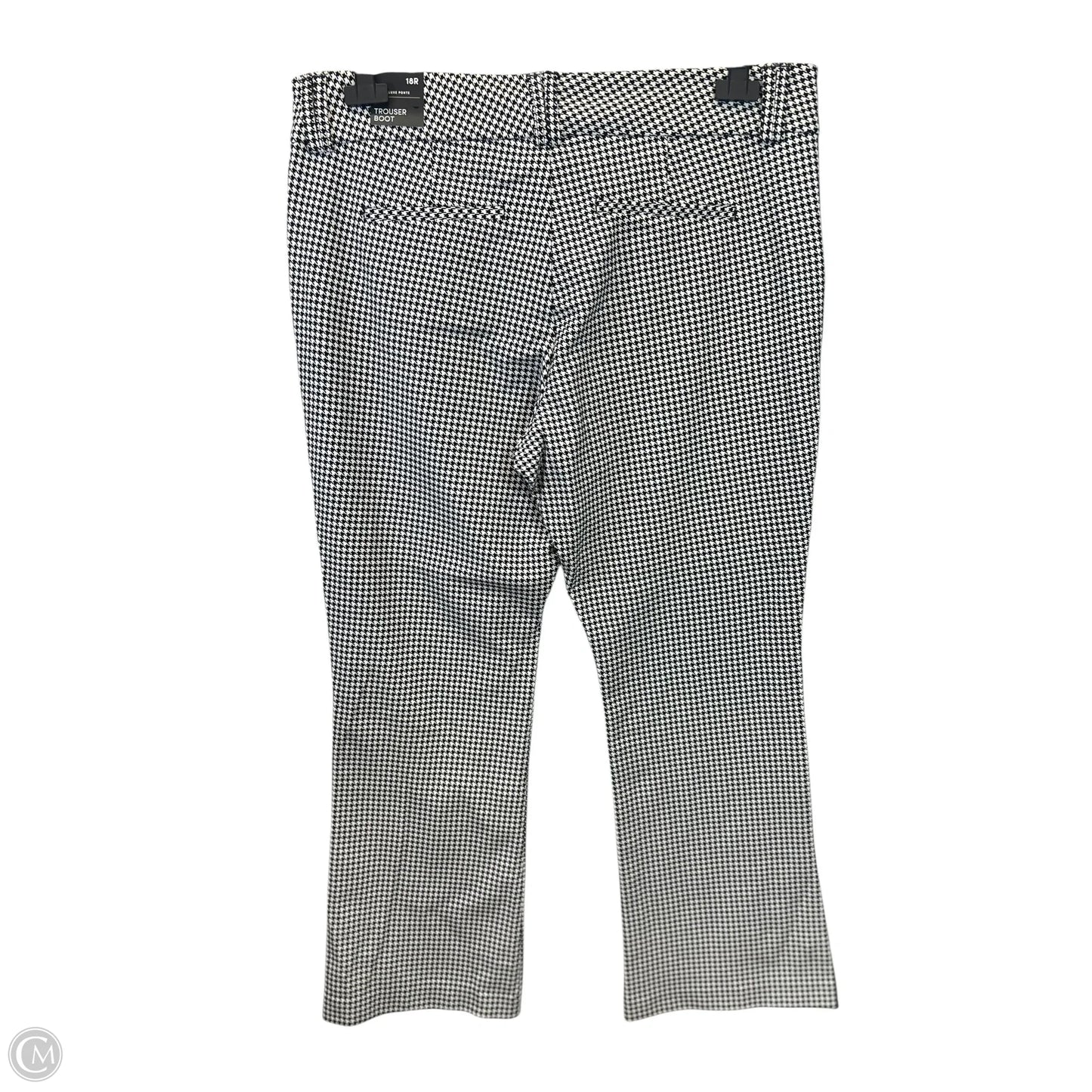 Pants Cropped By Torrid In Black & White, Size: 18