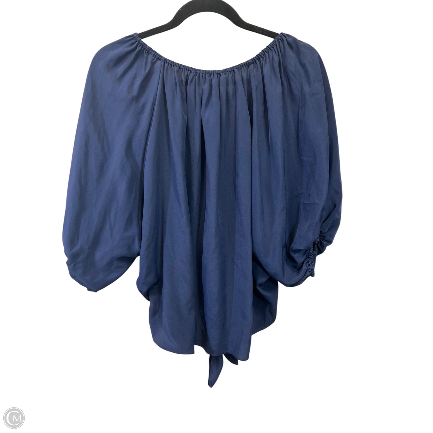 Top Short Sleeve Designer By Ramy Brook In Navy, Size: S