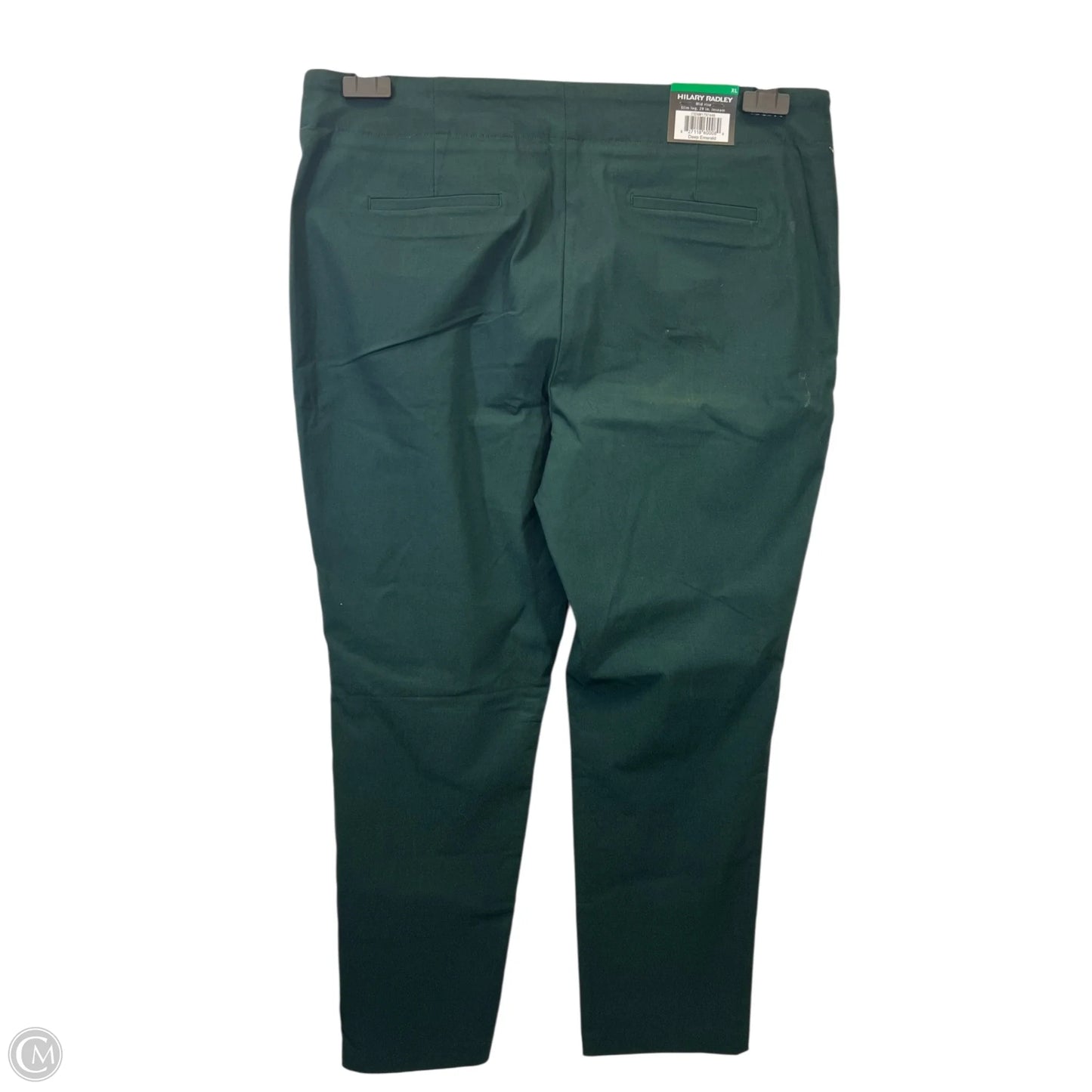 Pants Cropped By Hilary Radley In Green, Size: Xl