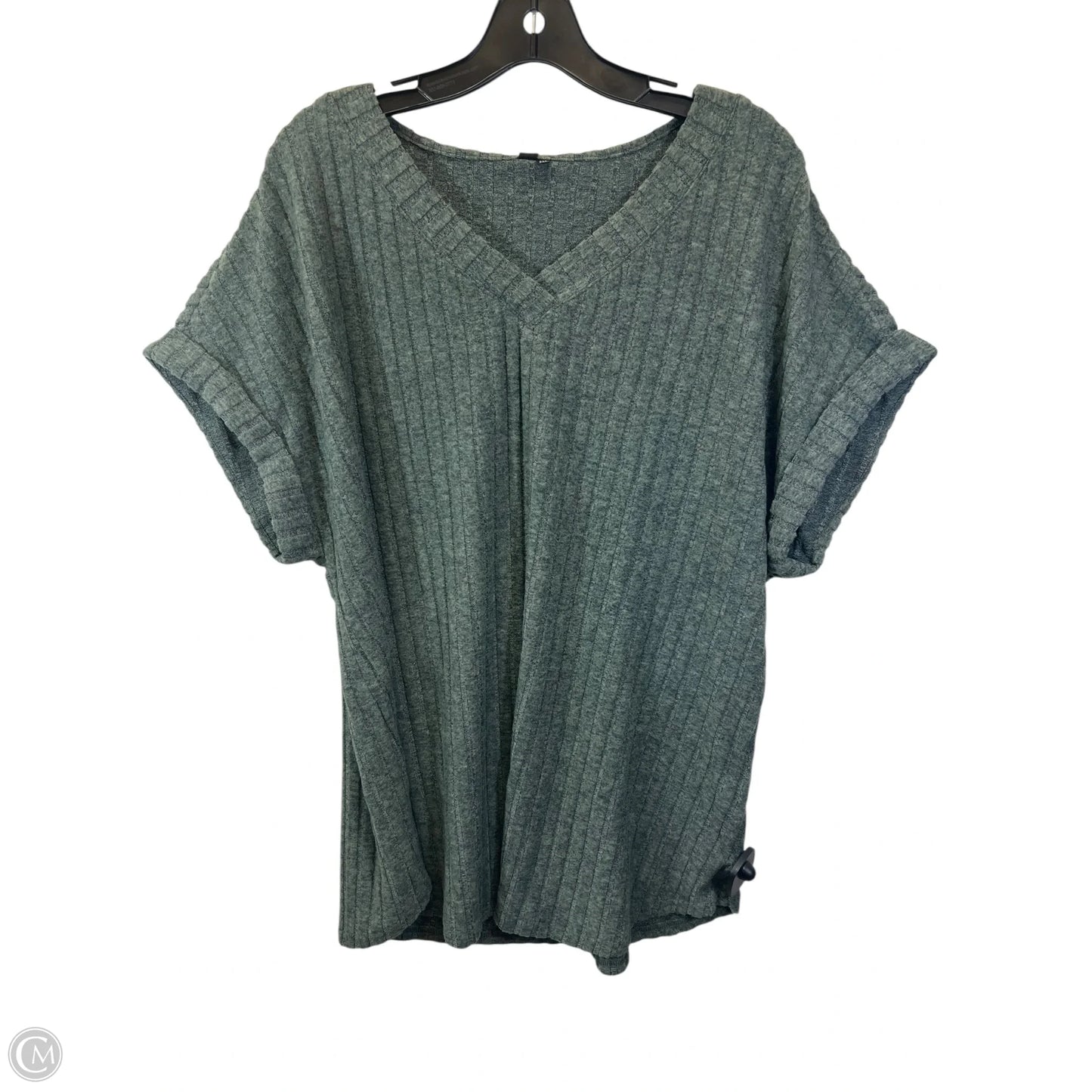 Top Short Sleeve By Automet In Green, Size: 2x