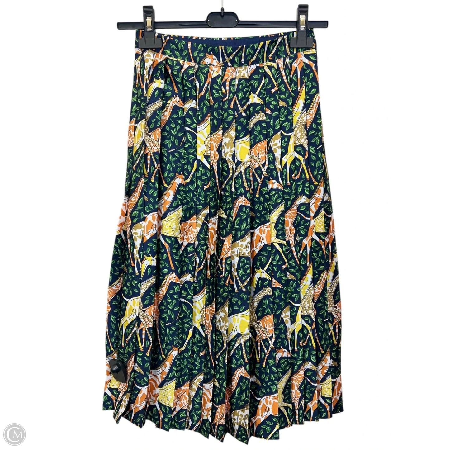 Skirt Maxi By J. Crew In Green & Orange, Size: Xxs