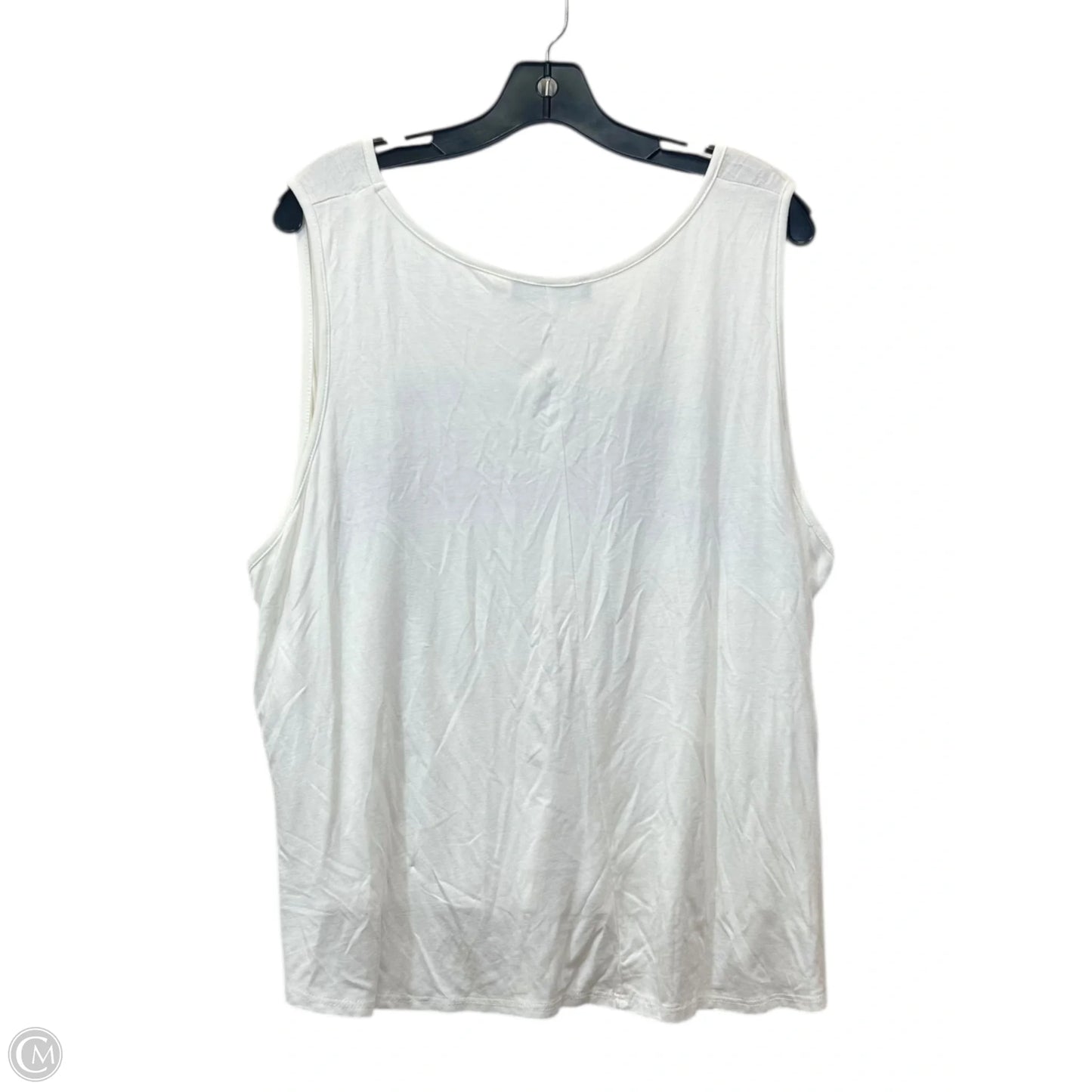 Tank Top By Fashion To Figure In White, Size: 3x