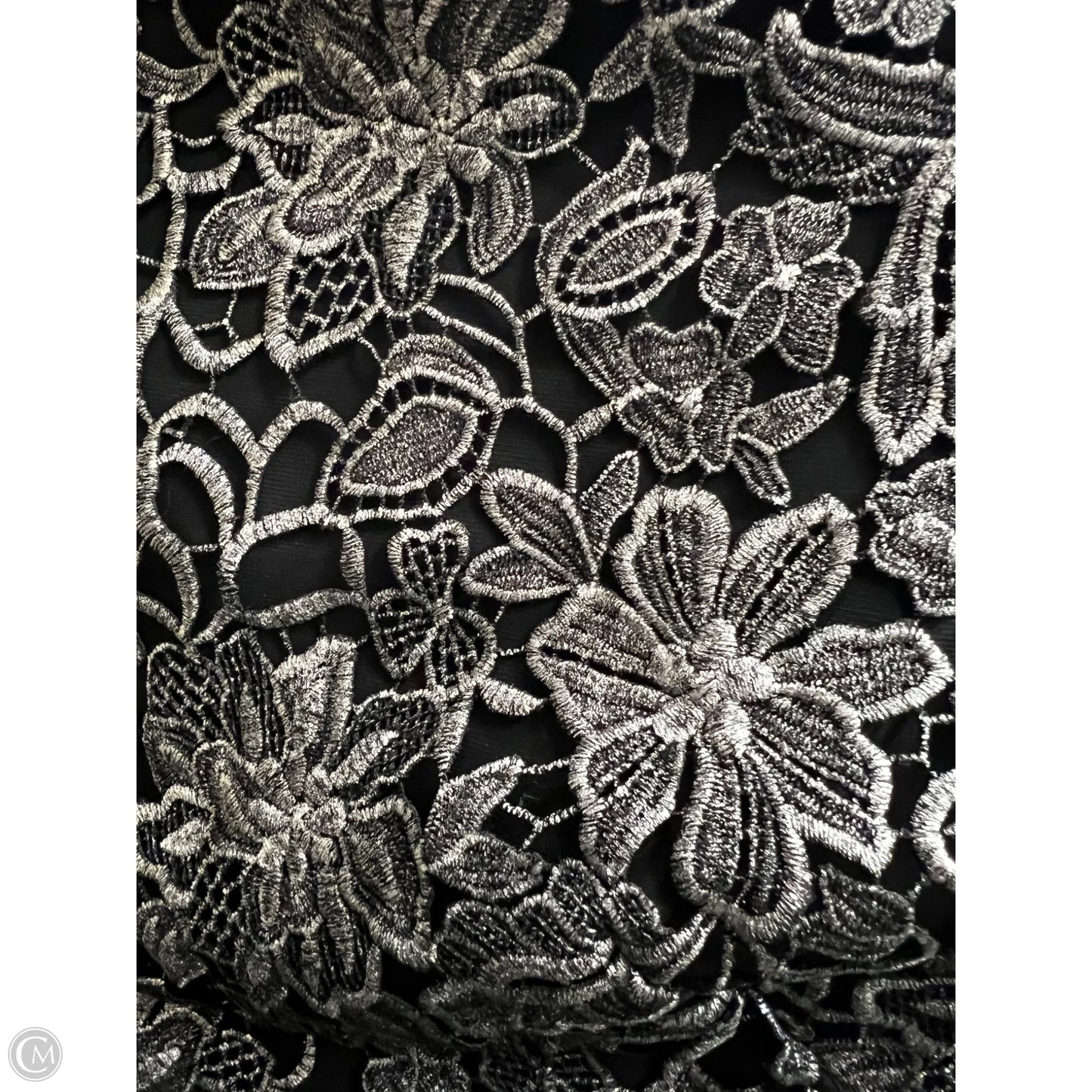 Dress Party Midi By Ralph Lauren In Black & Grey, Size: M