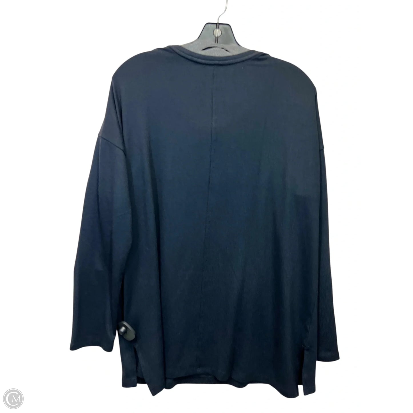 Top Long Sleeve By Banana Republic In Black, Size: L