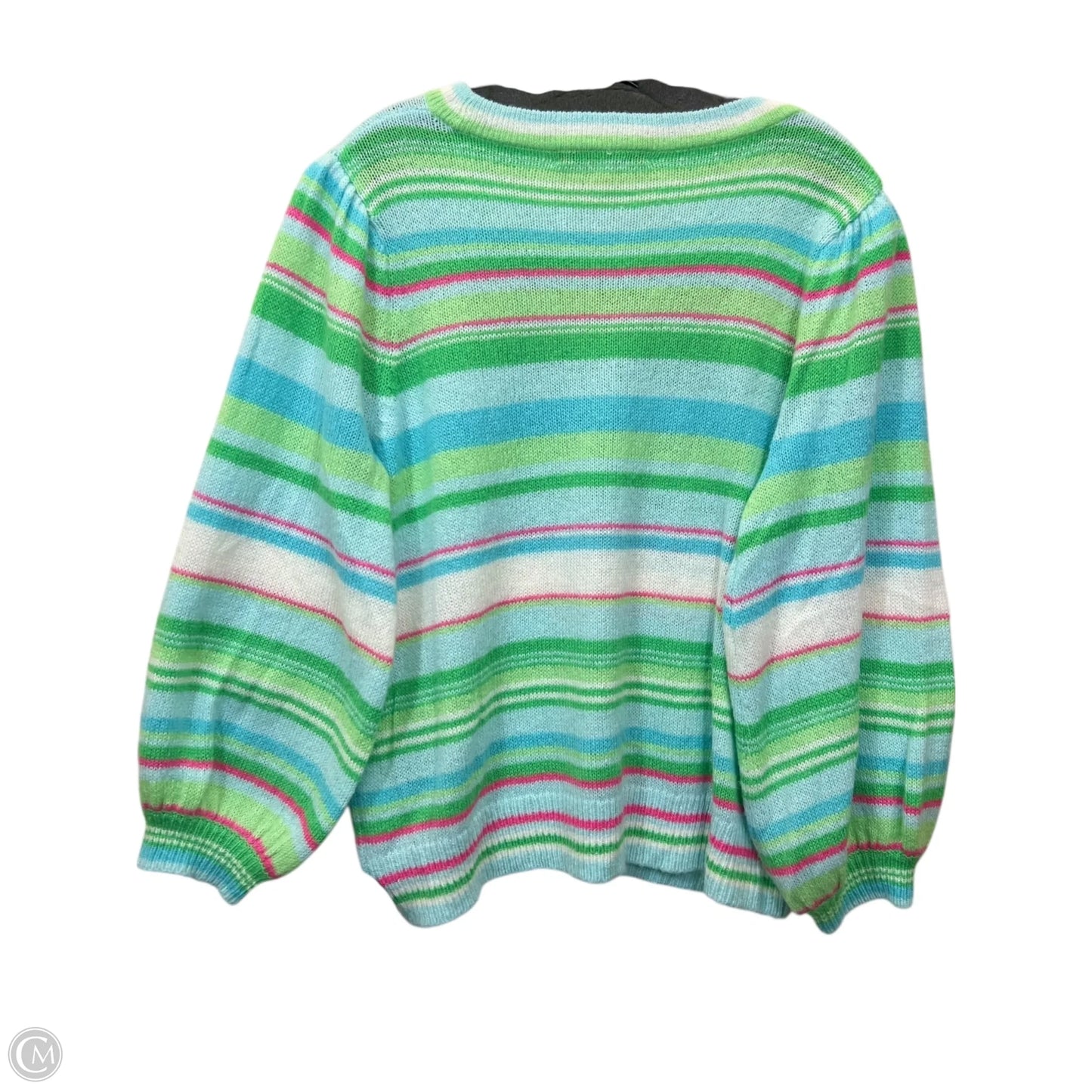 Sweater By Lilly Pulitzer In Blue & Green, Size: Xl
