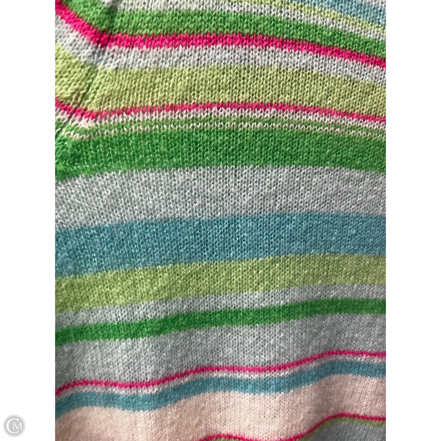Sweater By Lilly Pulitzer In Blue & Green, Size: Xl