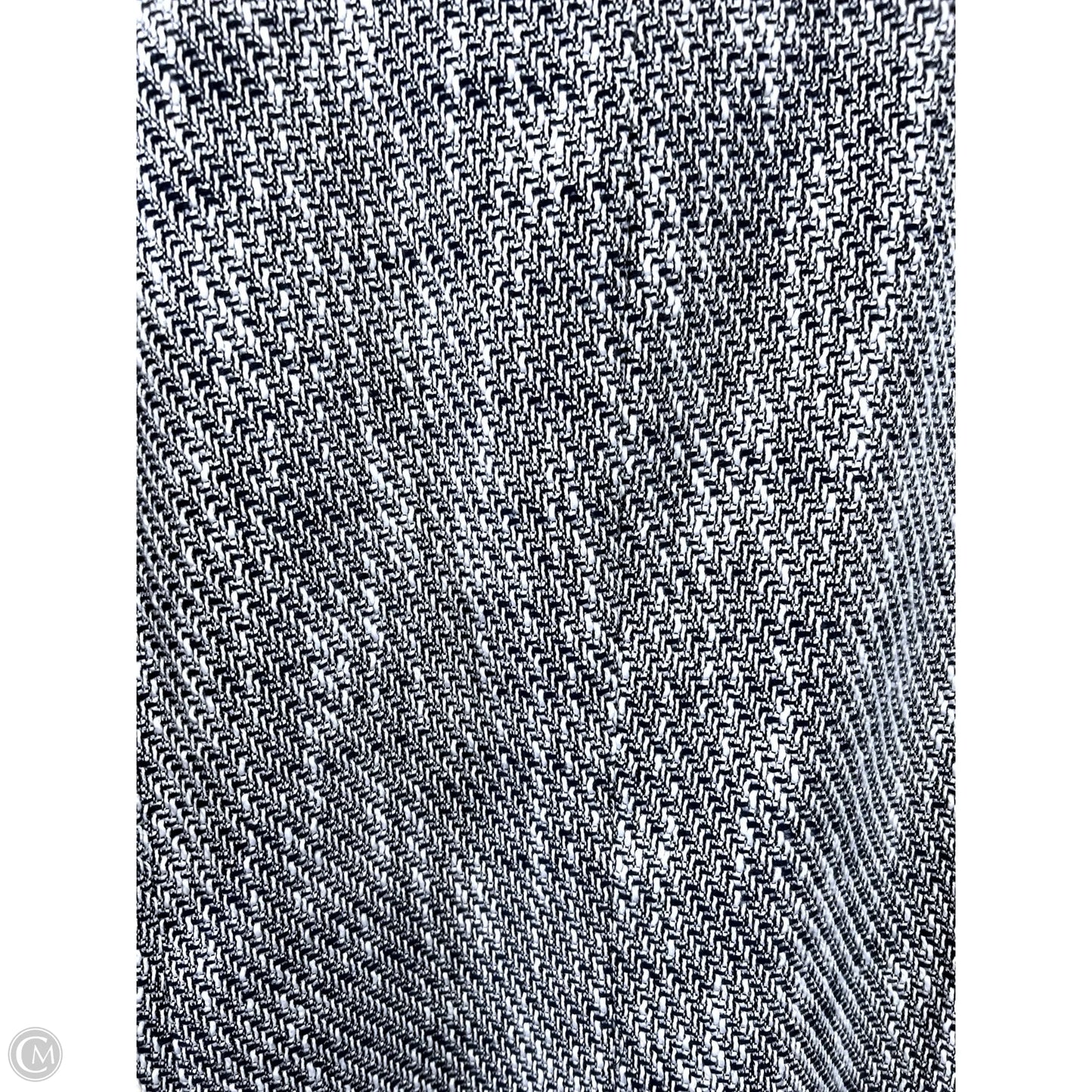 Cardigan Designer By Karl Lagerfeld In Blue & White, Size: Xs