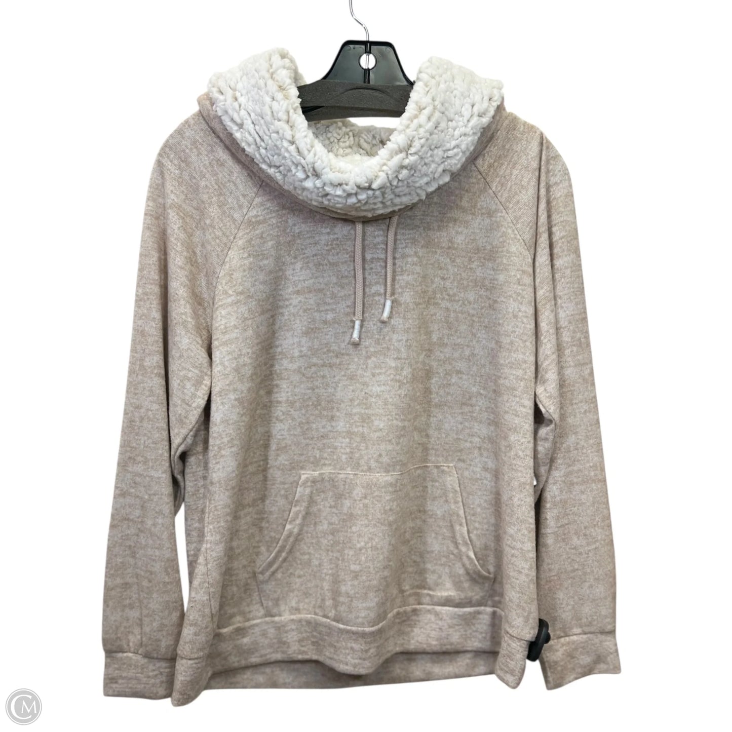 Top Long Sleeve By Ultra Flirt In Tan, Size: Xl