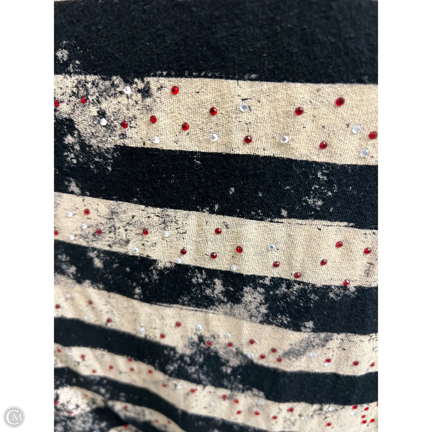 Top Sleeveless By Rock And Republic In Black & Cream, Size: 2x