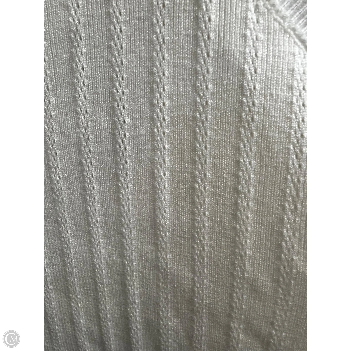 Top Sleeveless By Skies Are Blue In White, Size: M