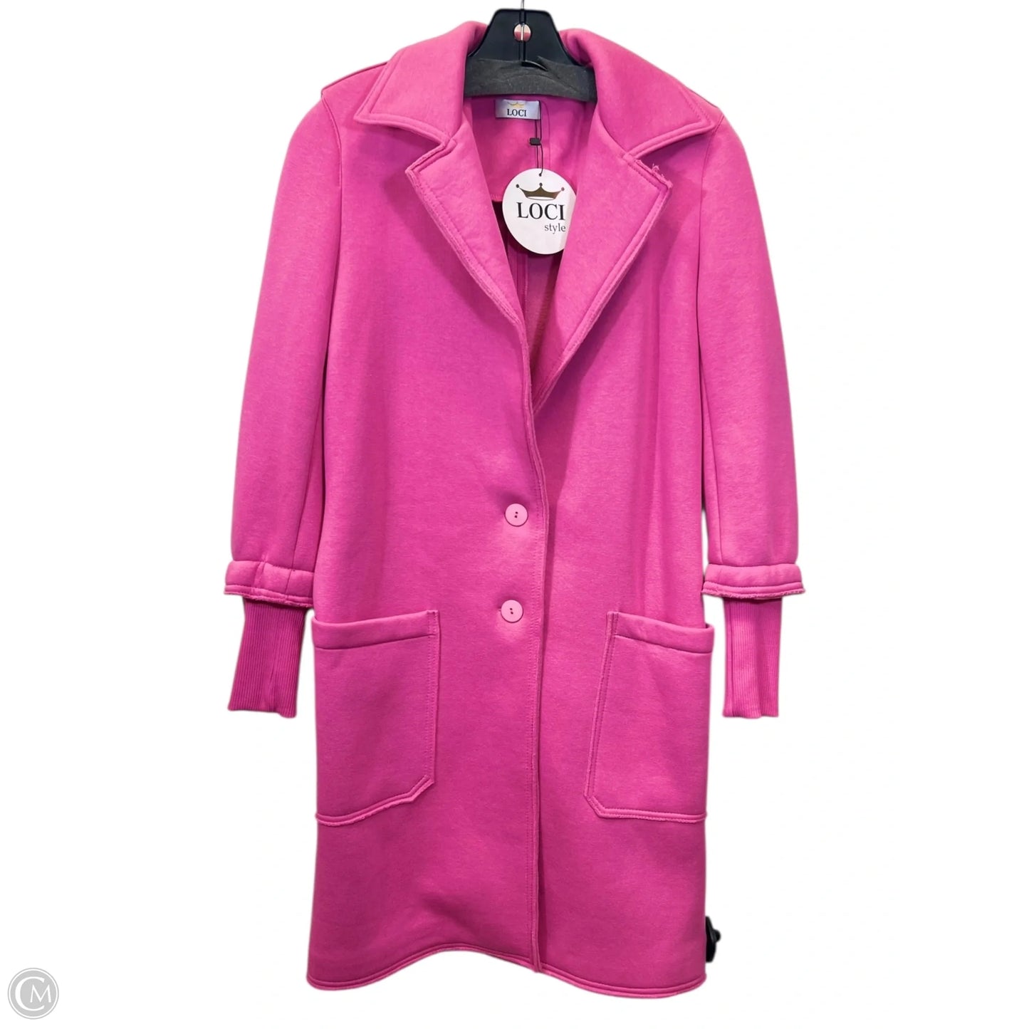 Sweater Cardigan By Loci In Pink, Size: Xs