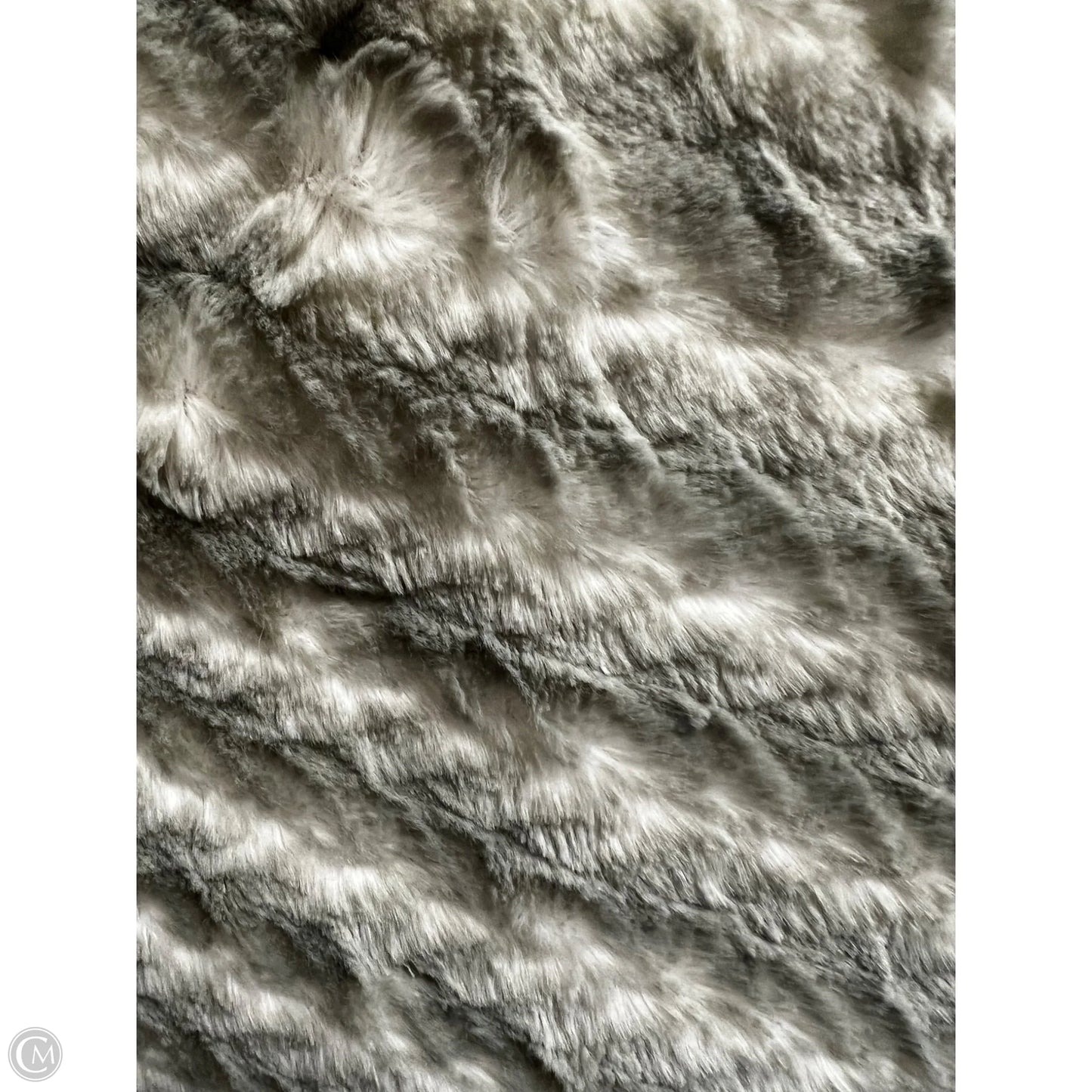 Vest Faux Fur & Sherpa By G By Giuliana In Grey, Size: Xl