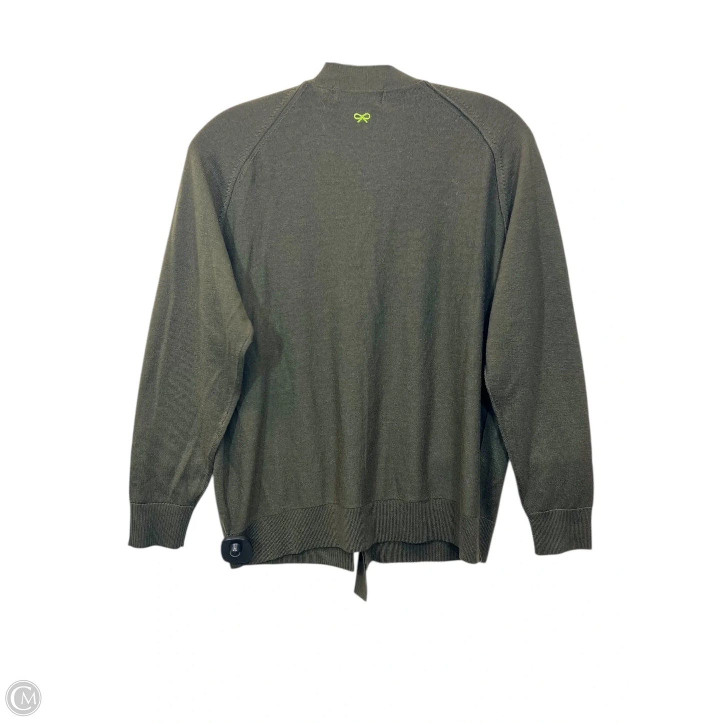 Sweater Cardigan Designer By Anya Hindmarch In Green, Size: S