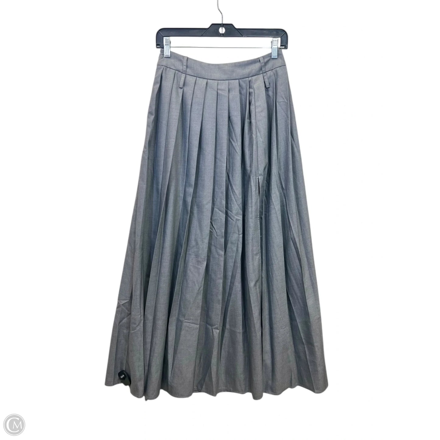 Skirt Maxi By Commense In Grey, Size: S