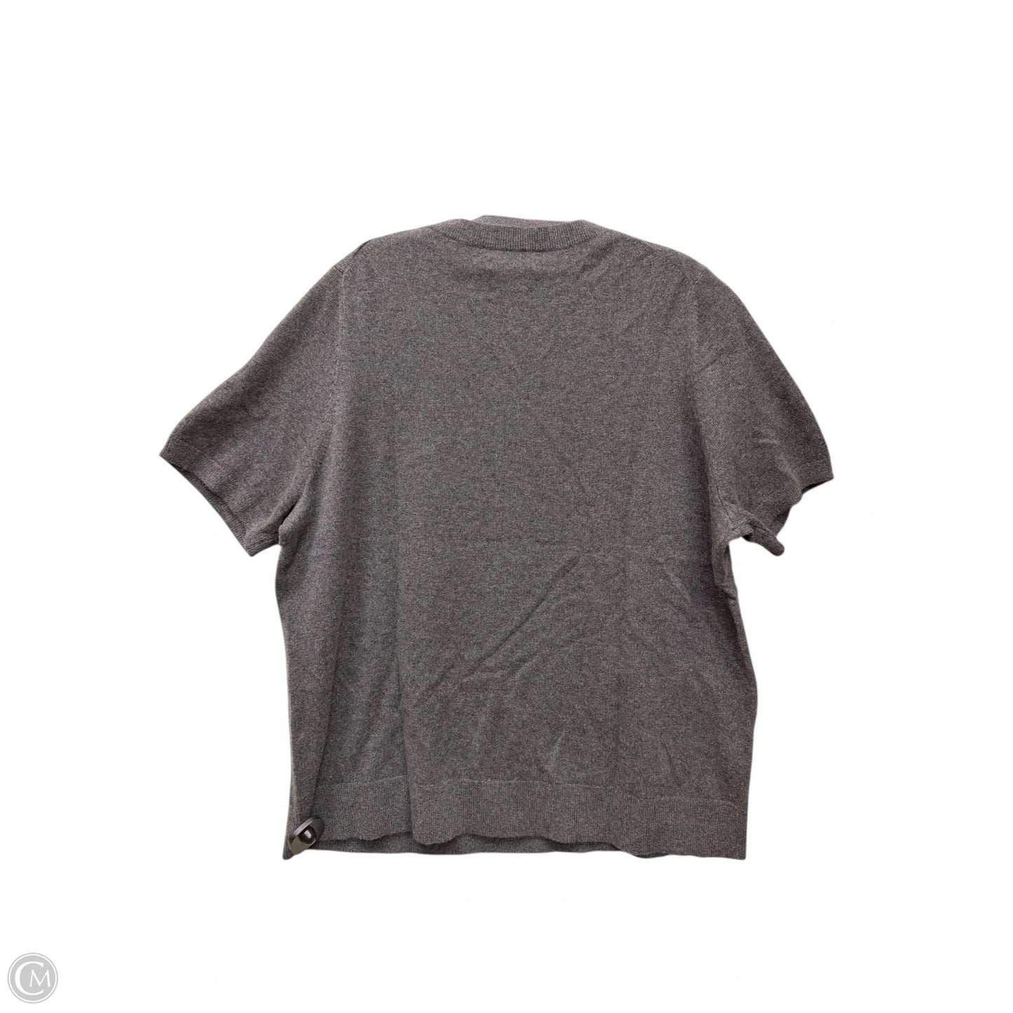 Sweater Cashmere By Lands End In Grey, Size: 1x