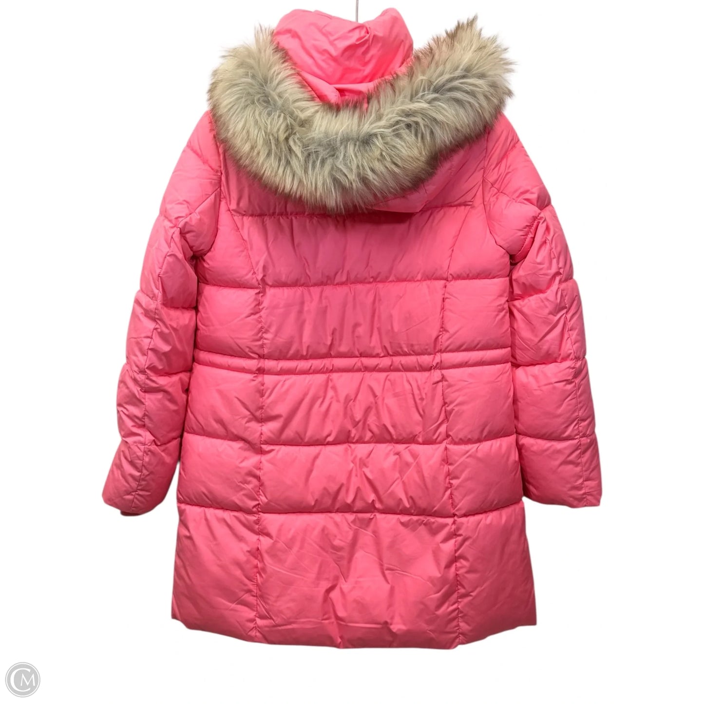 Coat Puffer & Quilted By Talbots In Pink, Size: Xs