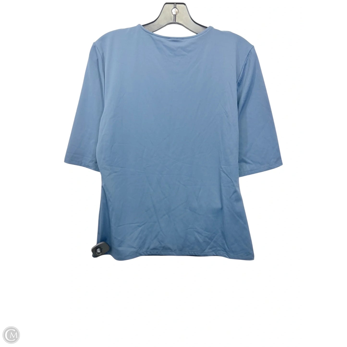 Top Short Sleeve By Worthington In Teal, Size: L